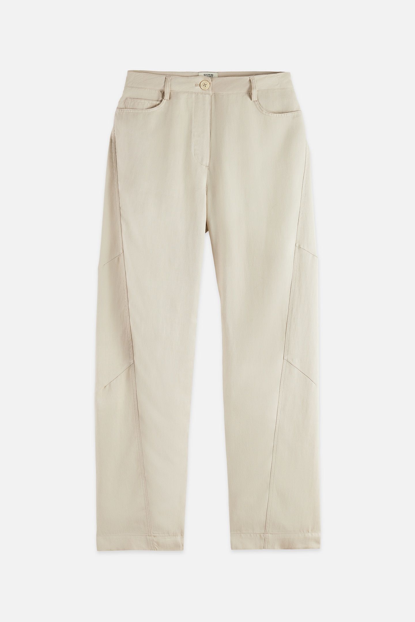 LOTUS - HIGH RISE BARREL LEG TWILL PANTS MOONSTRUCK 4