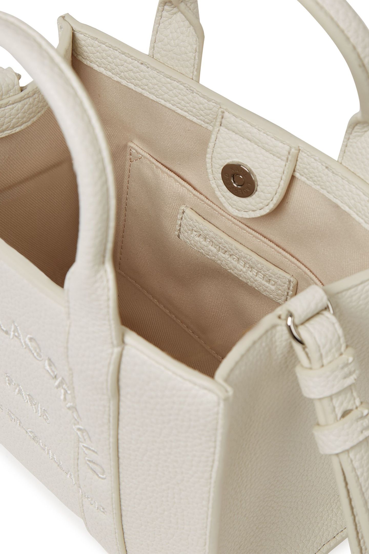 K/RSG MN SQUARE TOTE PEB EMB OFF WHITE 4