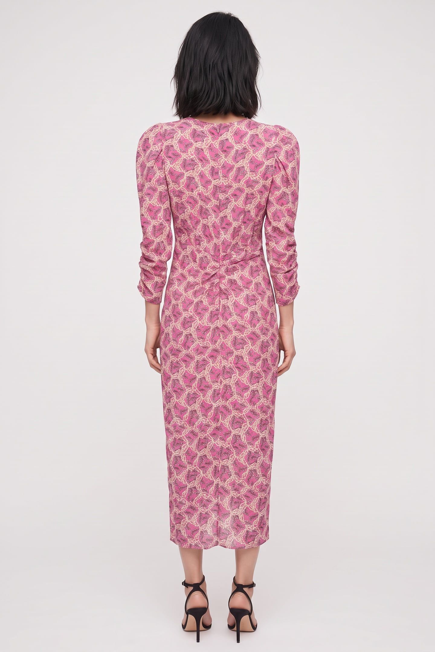 ALBINI DRESS FUCHSIA 2