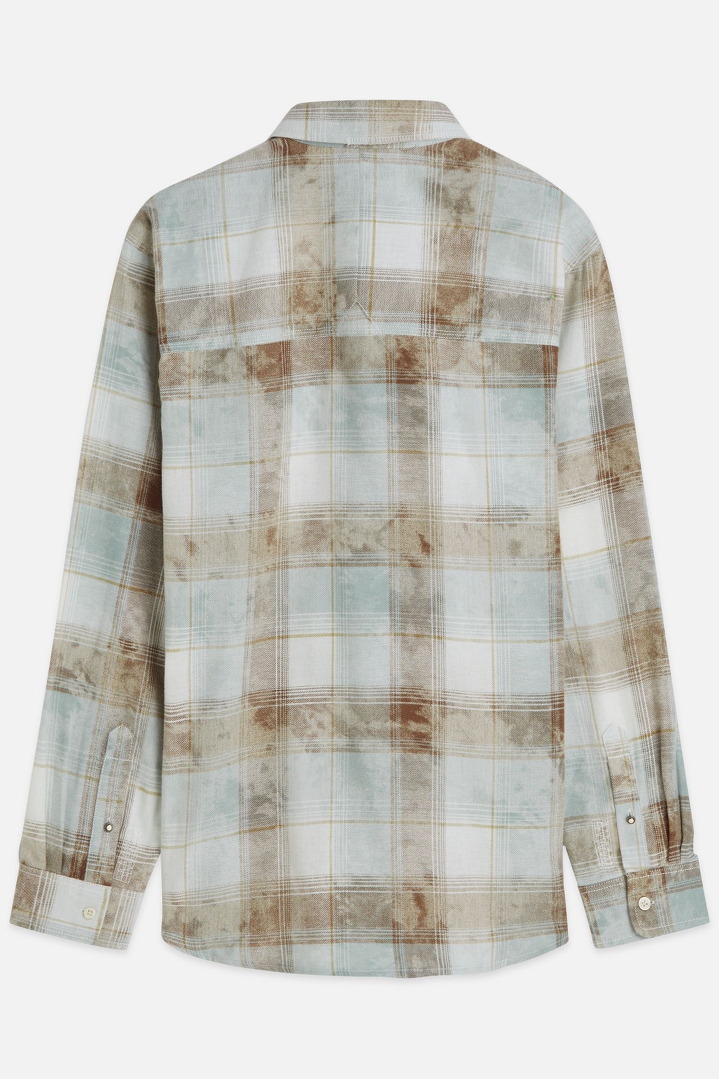 WASHED CHECK RELAXEDFIT SHIRT NAVY 5