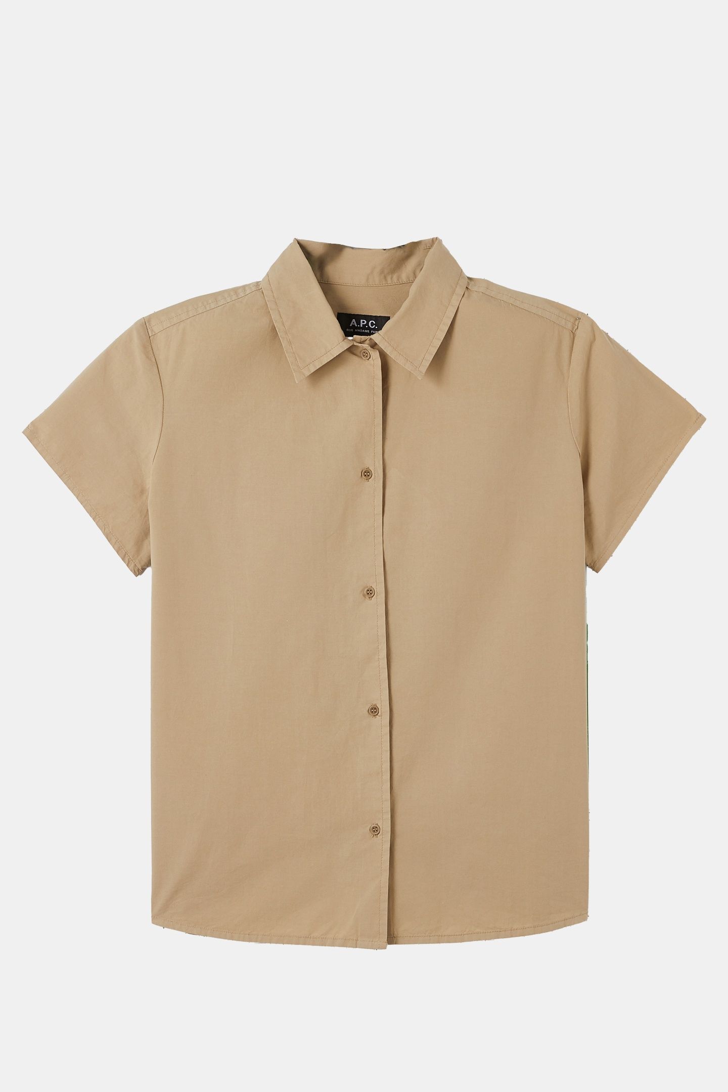 SHORT-SLEEVE SHIRT MARINA BEIGE 2