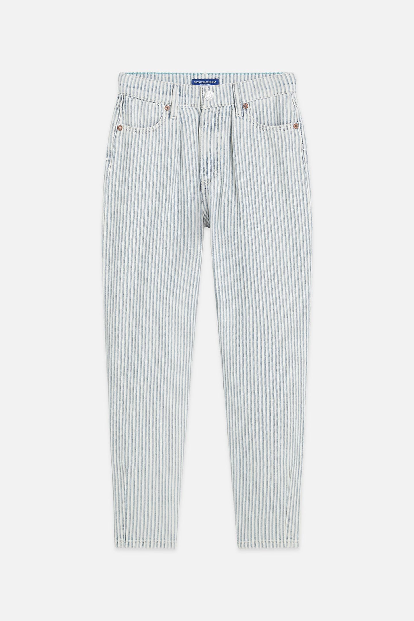 GIRLS THE FLUX TAPEREDFIT JEANS NAVY 1