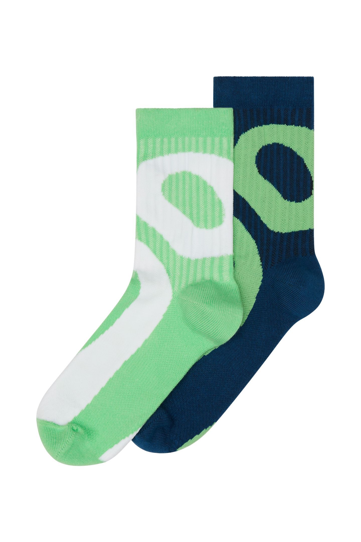 LIQUID LOGO SOCK HIGH 2P 1 UNISEX TEMPEST | HONEYDEW 1