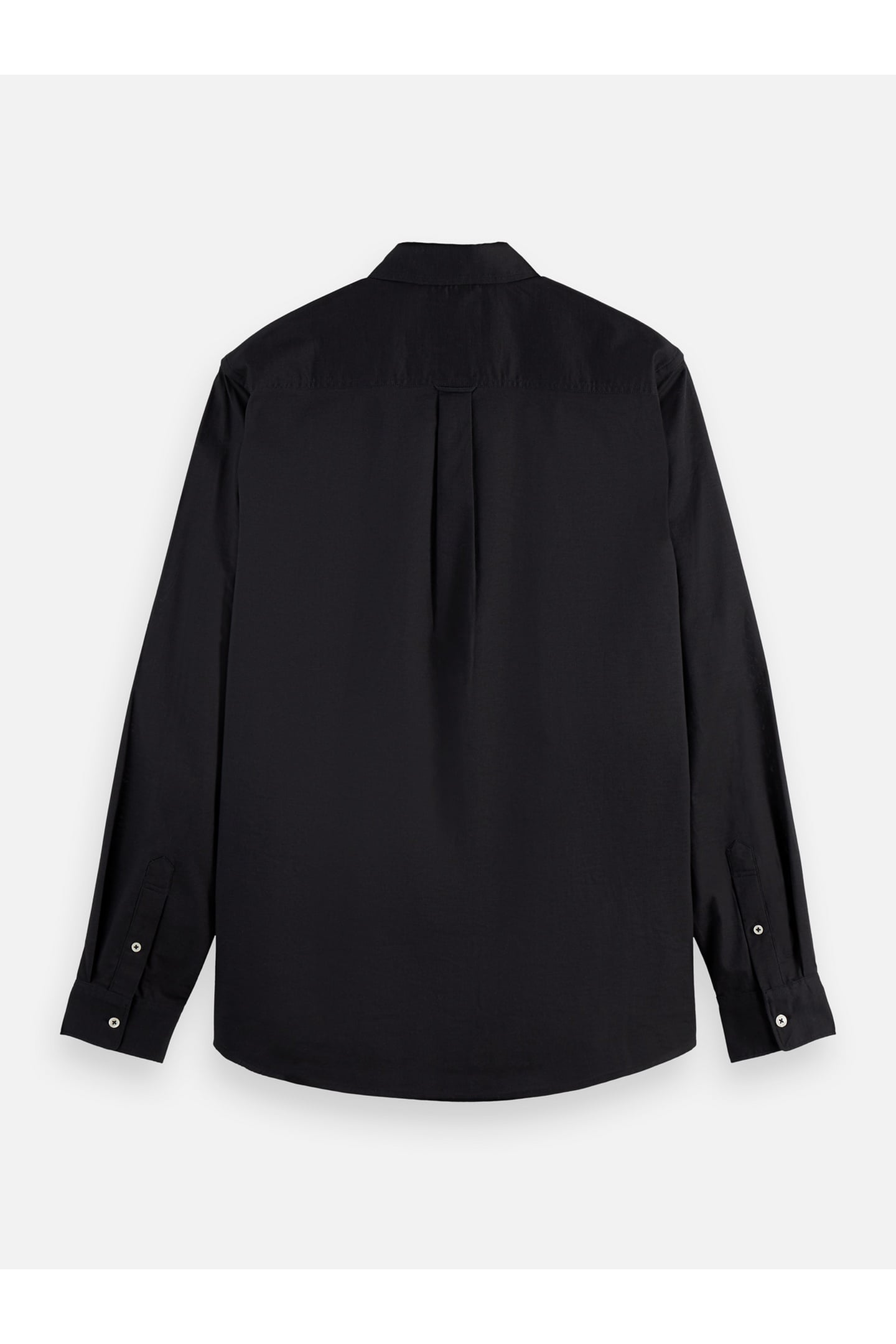 OXFORD SOLID REGULAR-FIT SHIRT BLACK 5