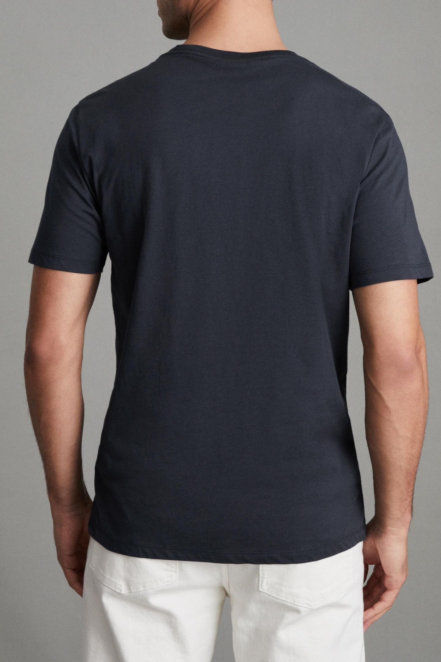 CREW NECK TEE AIRFORCE BLUE 2