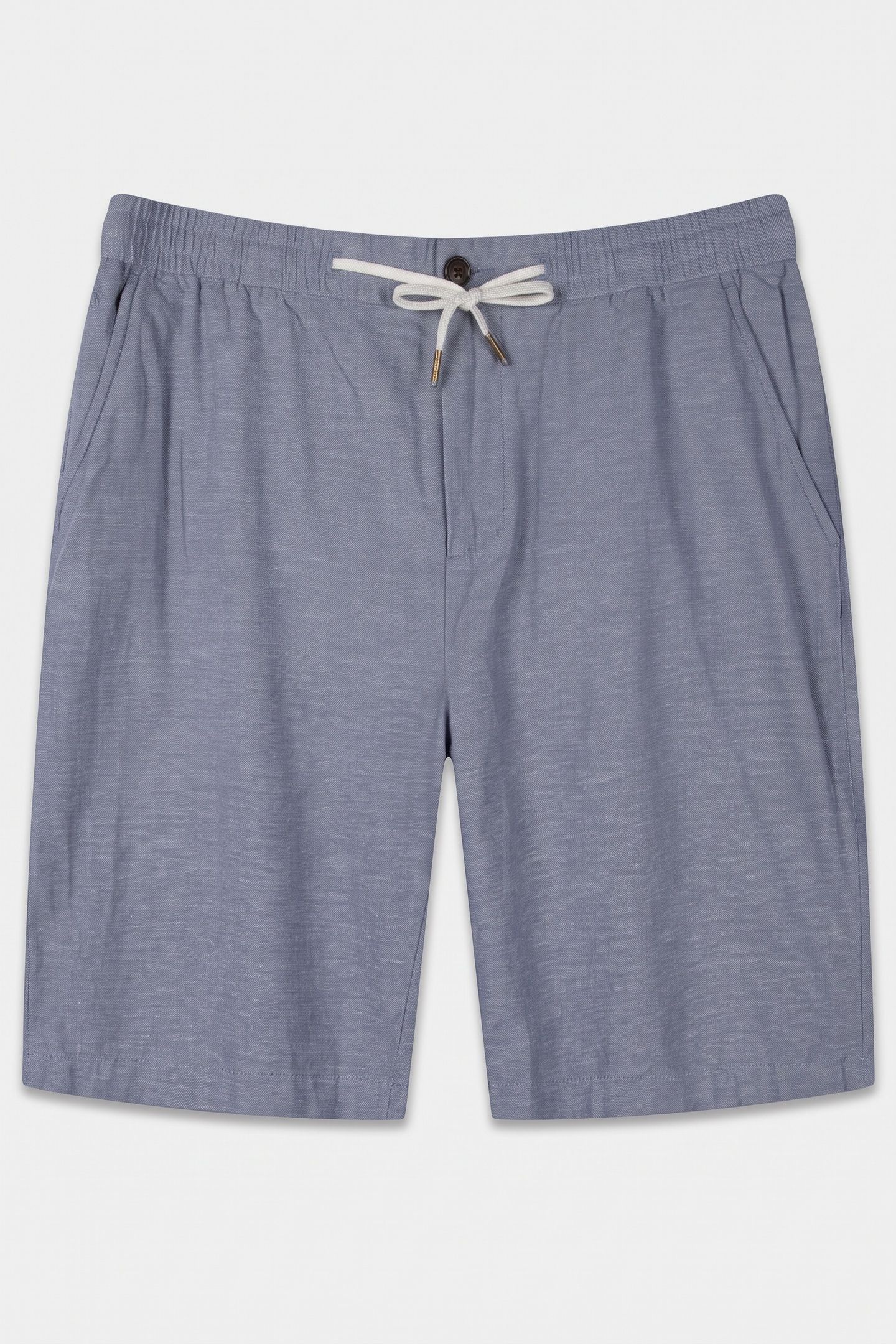 SEASONAL CORE FAVE COTTON LINEN REGULARFIT CHINO SHORTS NAVY 3