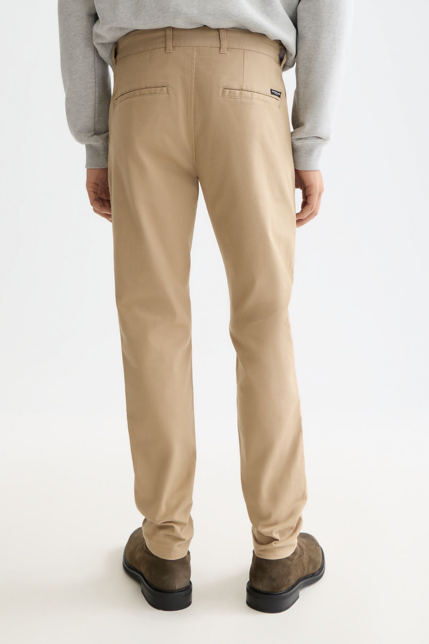MOTT COTTON-BLEND TWILL CHINO MEDIUM BEIGE 2