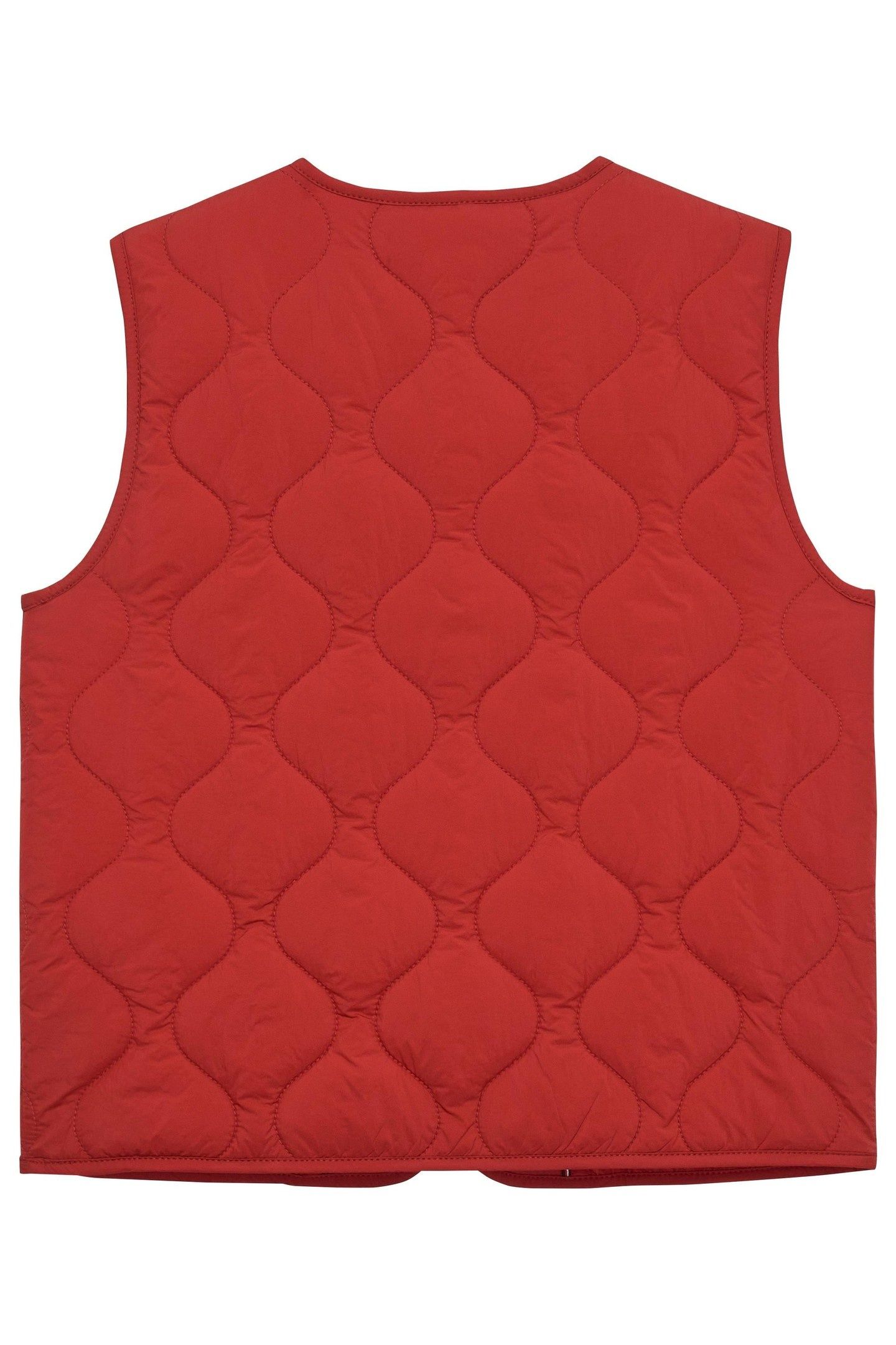 UNISEX QUILTED LIGHTWEIGHT TERRACOTTA RED 3
