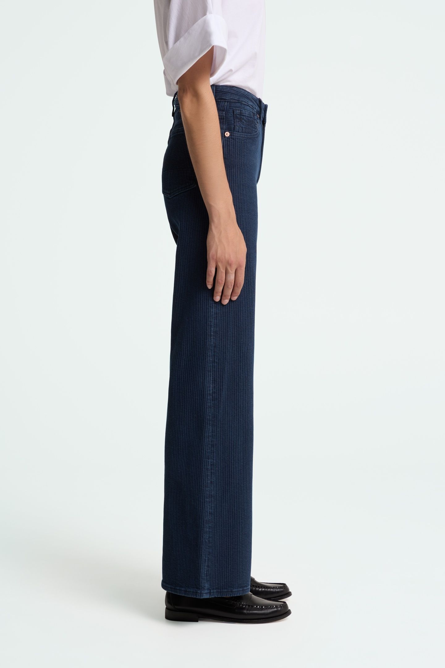JANE PANTS MID INDIGO CORD 4