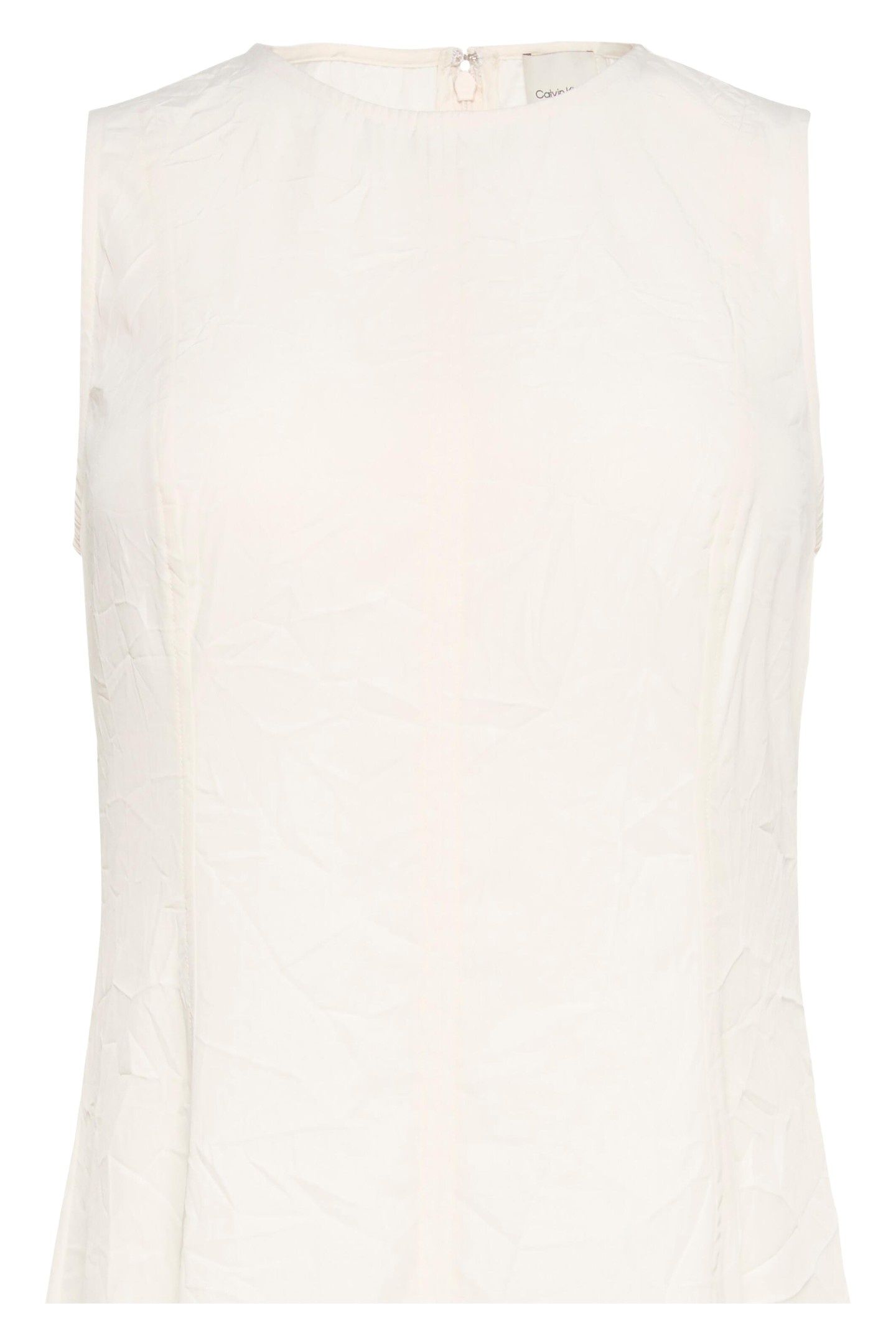 LINEN PANEL SL MIDI DRESS WHITE SAND 3