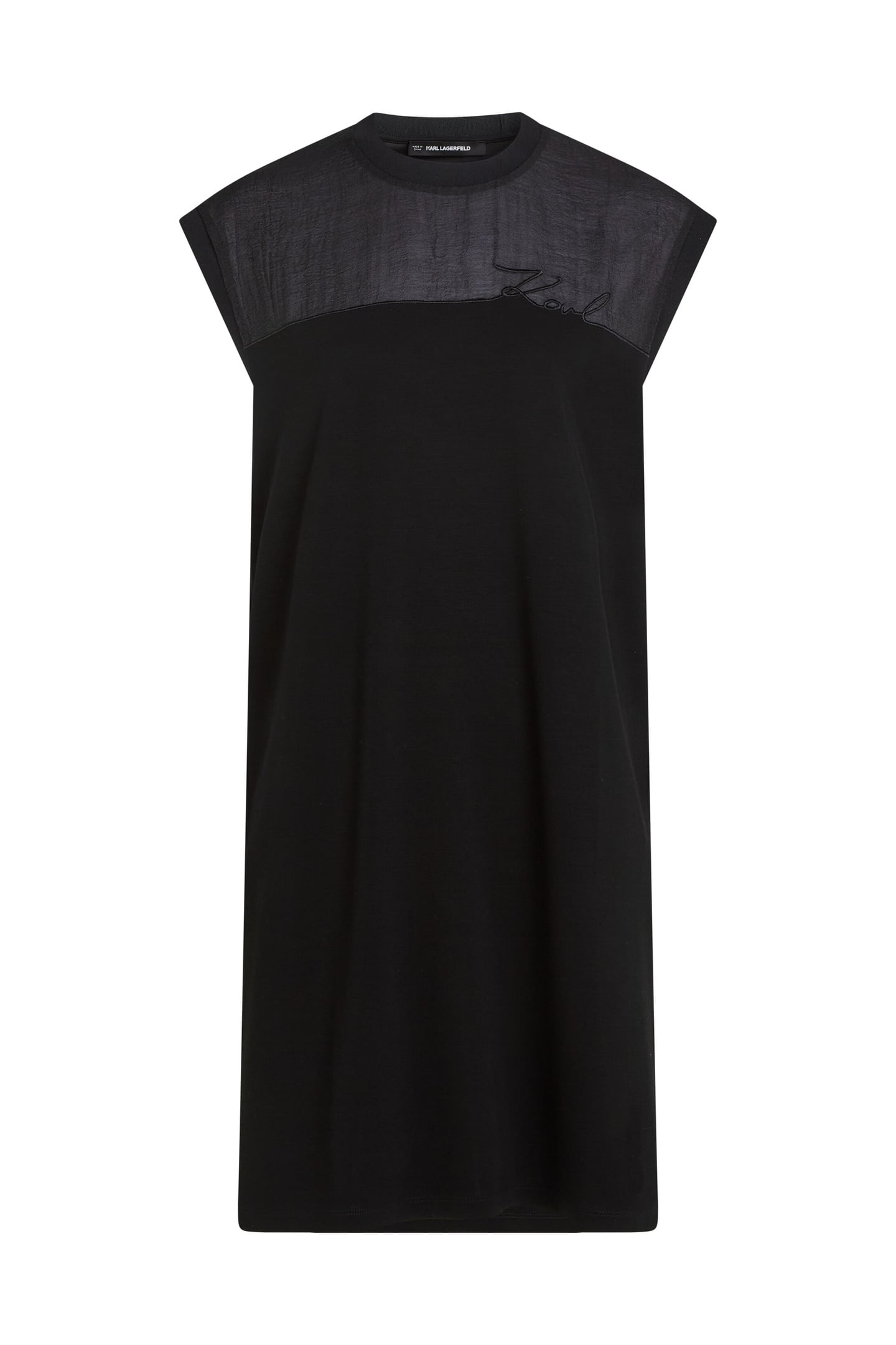 SIGNATURE T-SHIRT DRESS BLACK 4
