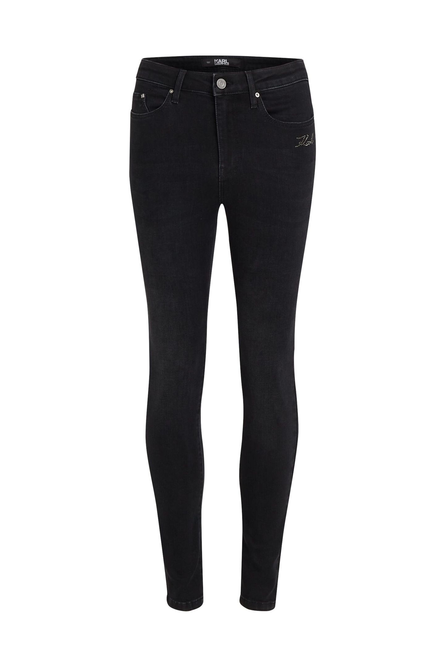 SKINNY DENIM PANTS BLACK DENIM 1
