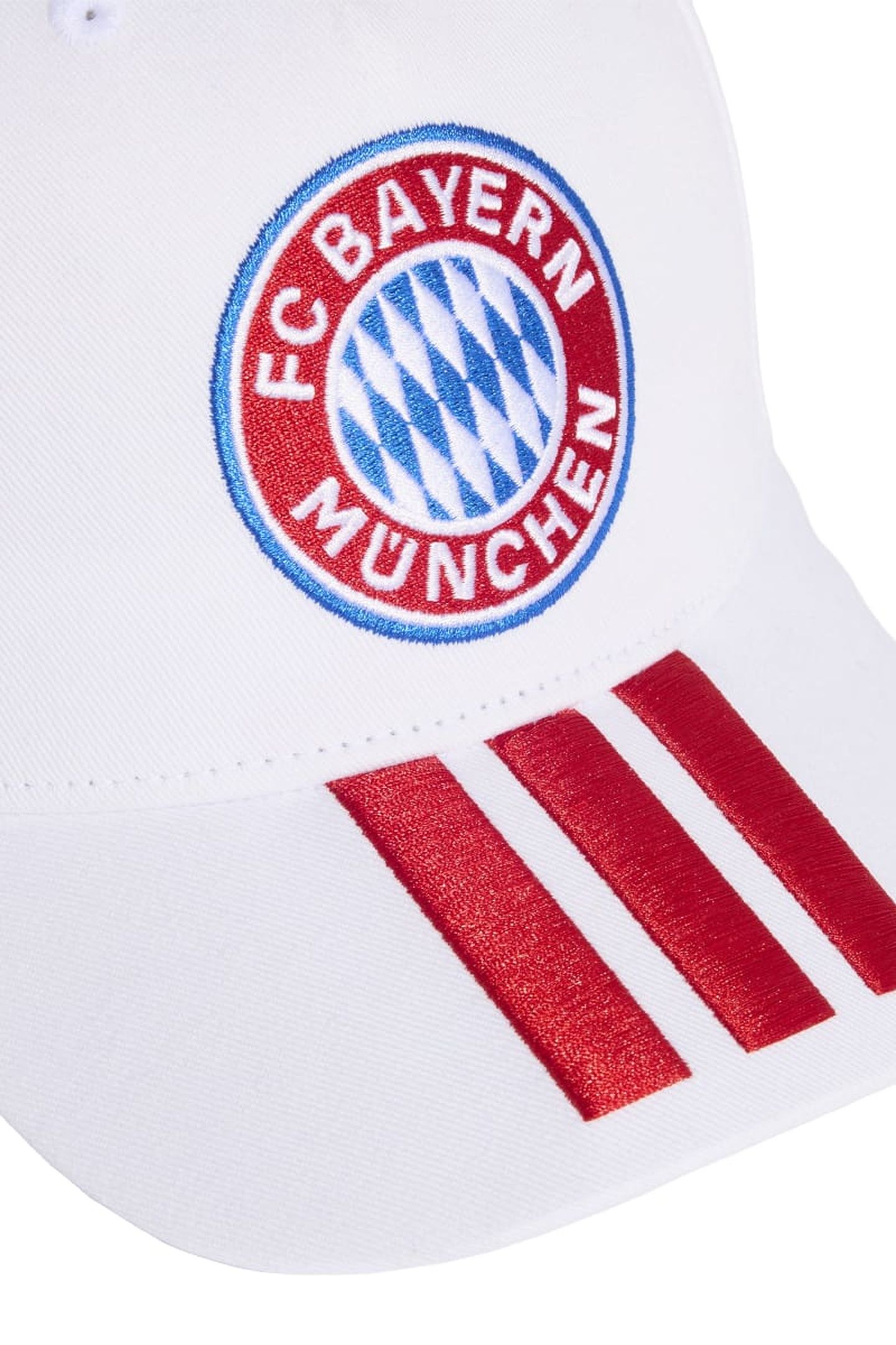 UNISEX FC BAYERN MUNICH KIDS CAP WHITE/BETTER SCARLET 6