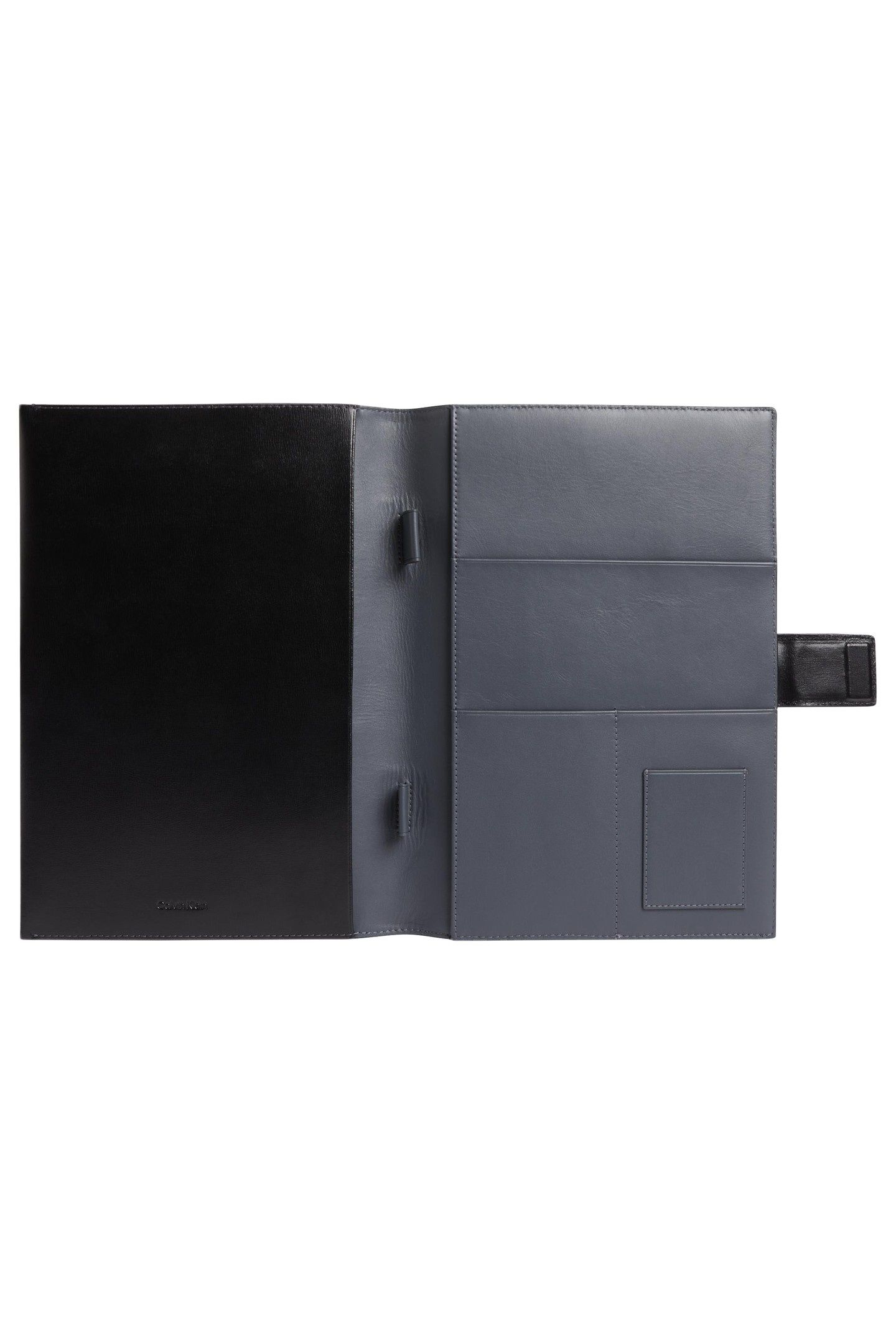 CLEAN ESSENTIAL DOCUMENT BLACK PALMELLATO LEATHER 3