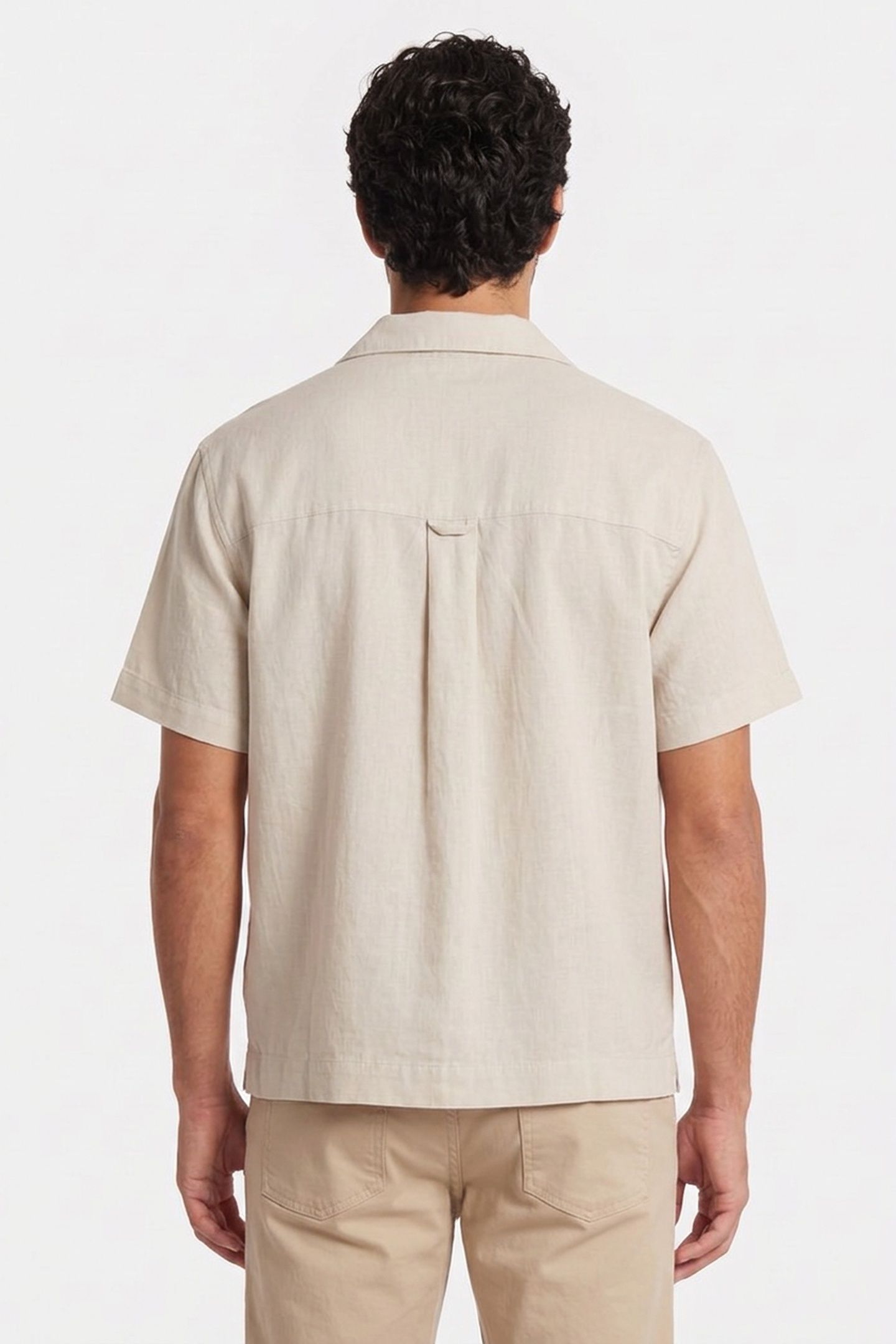 S/S BUTTON DOWN CHALK 2