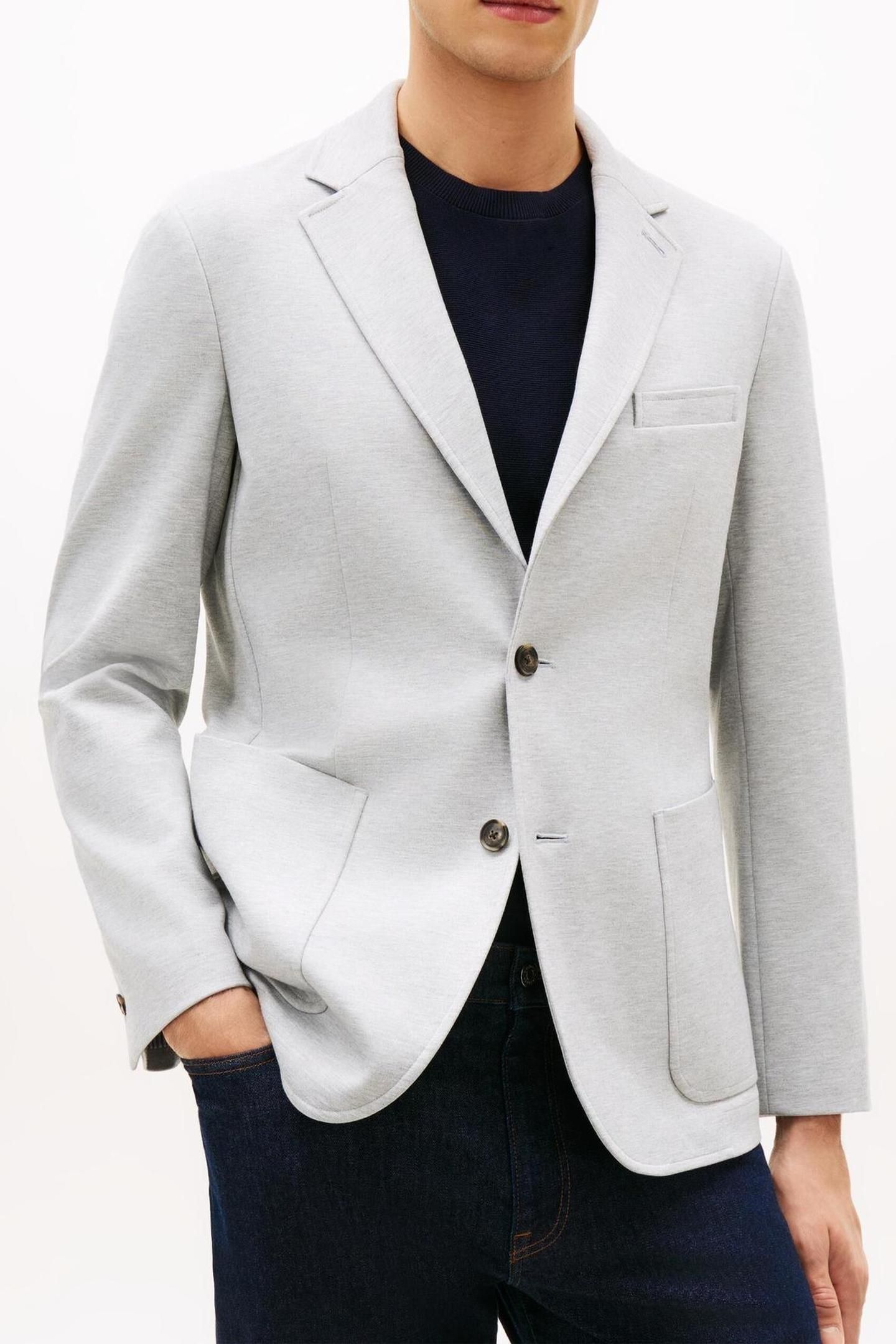 DC PUNTO MILANO BLAZER LIGHT GREY HEATHER 1
