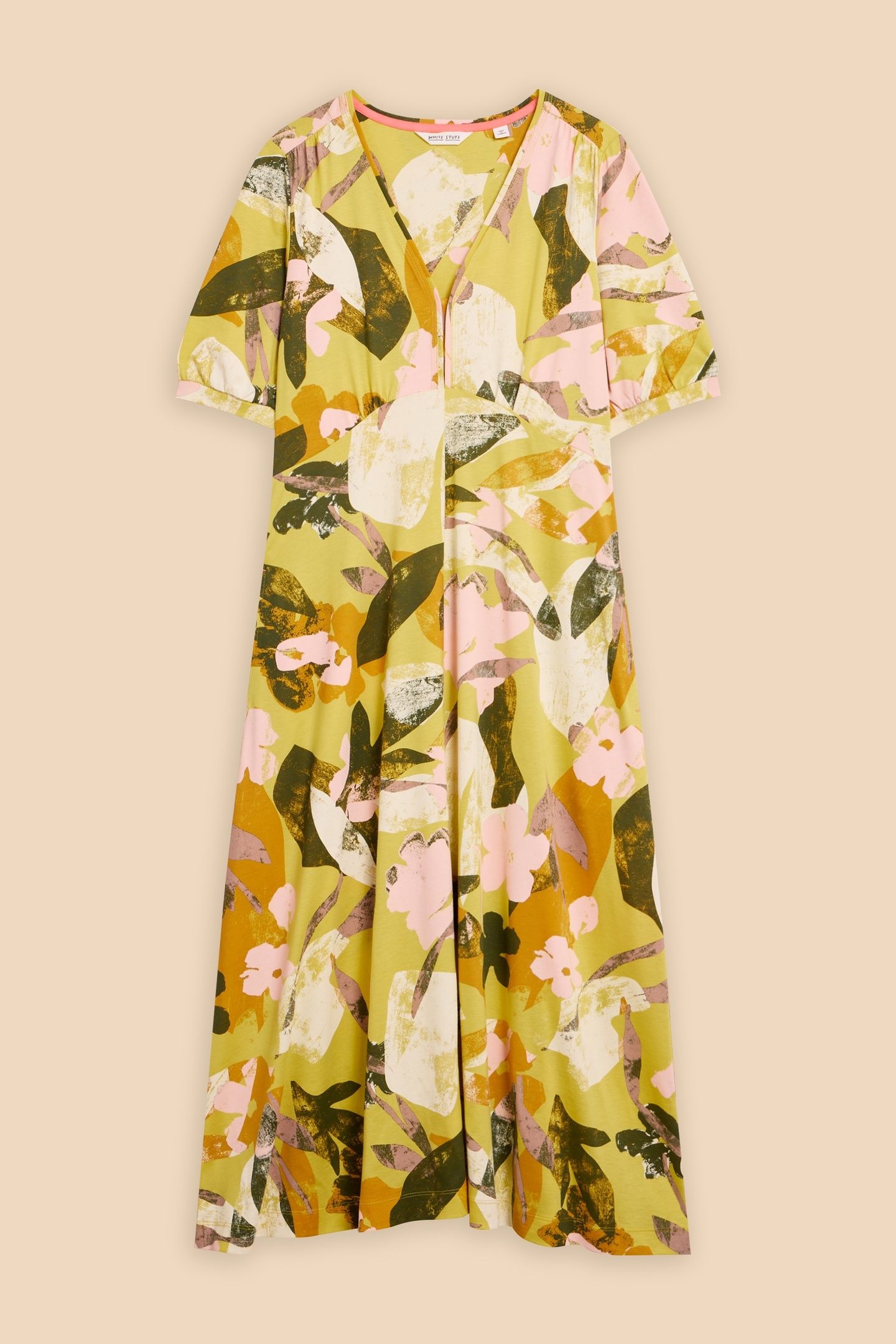 MEGAN JERSEY DRESS YELLOW PR 4