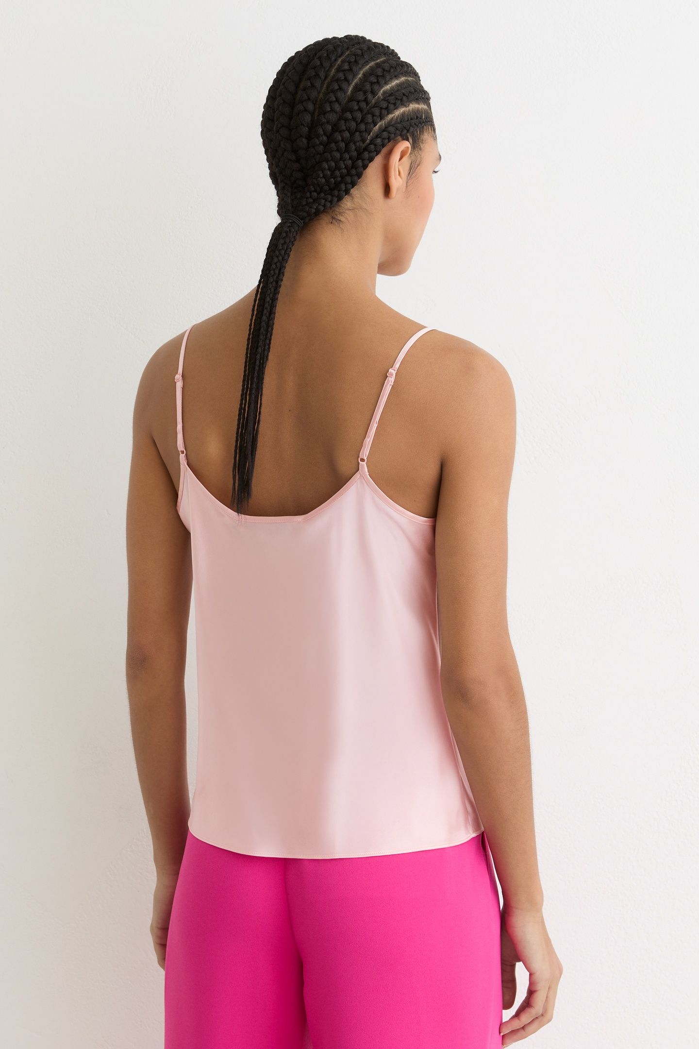 SILK CAMI PINK 3