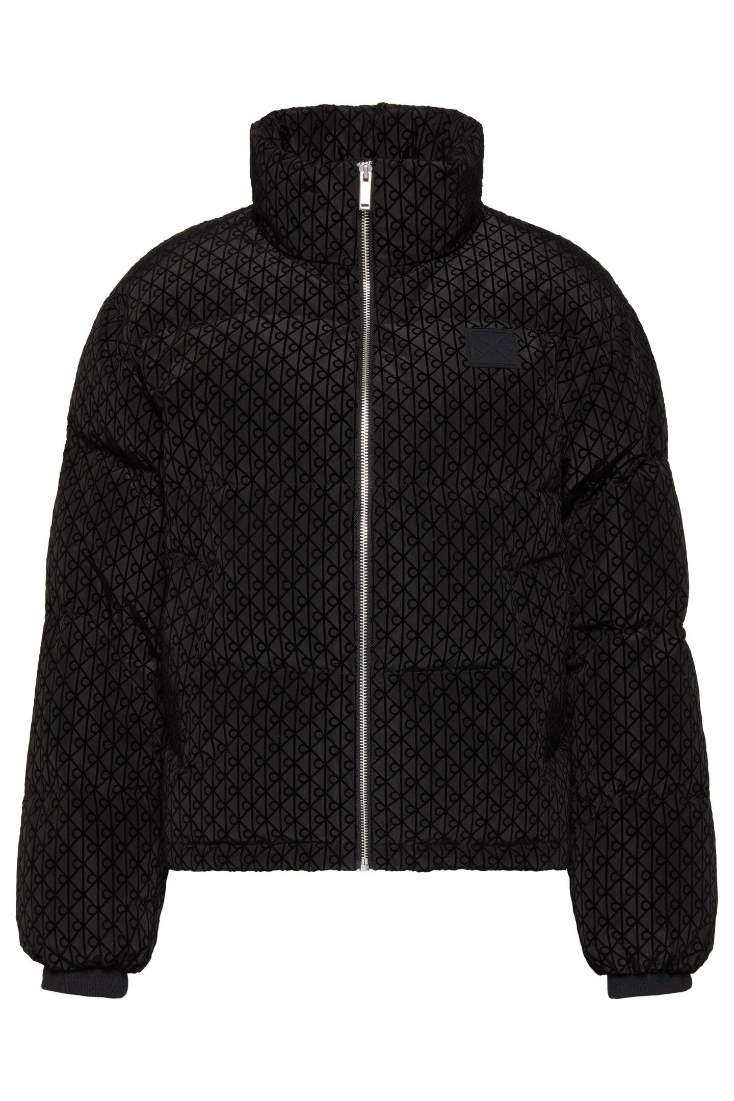 AOP MID WEIGHT DOWN JACKET BLACK 1