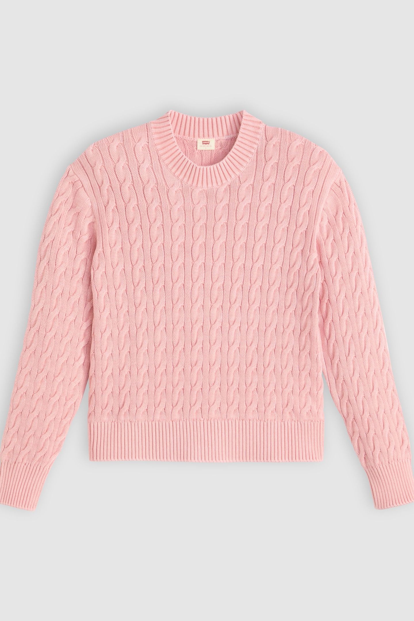BOYFRIEND CABLE CREWNECK PULLOVER 4