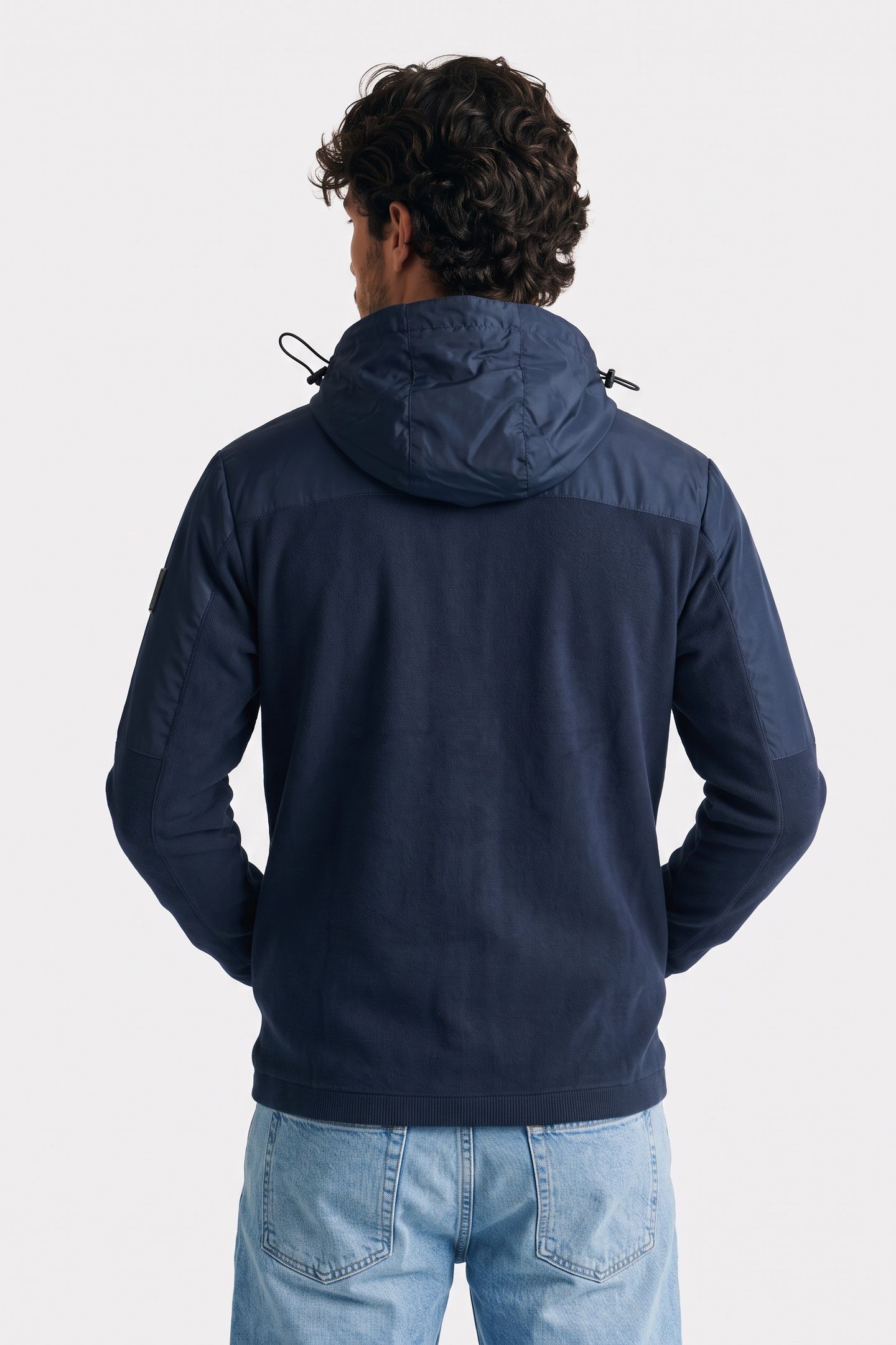 CARDIGAN KNIT KOBE ZIP DARK DENIM 2