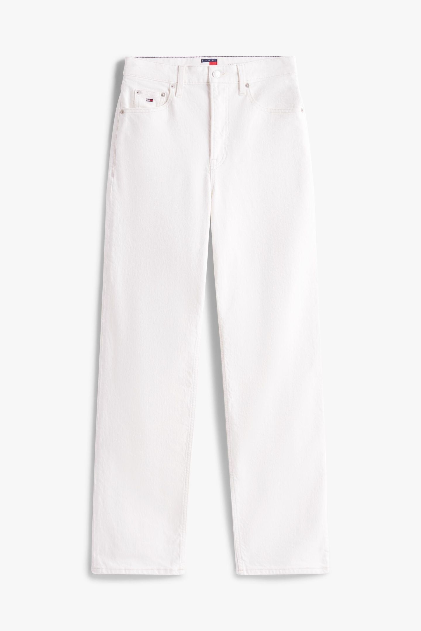 LAYLA HIGH RISE SLIM STRAIGHT BI DENIM WHITE 8