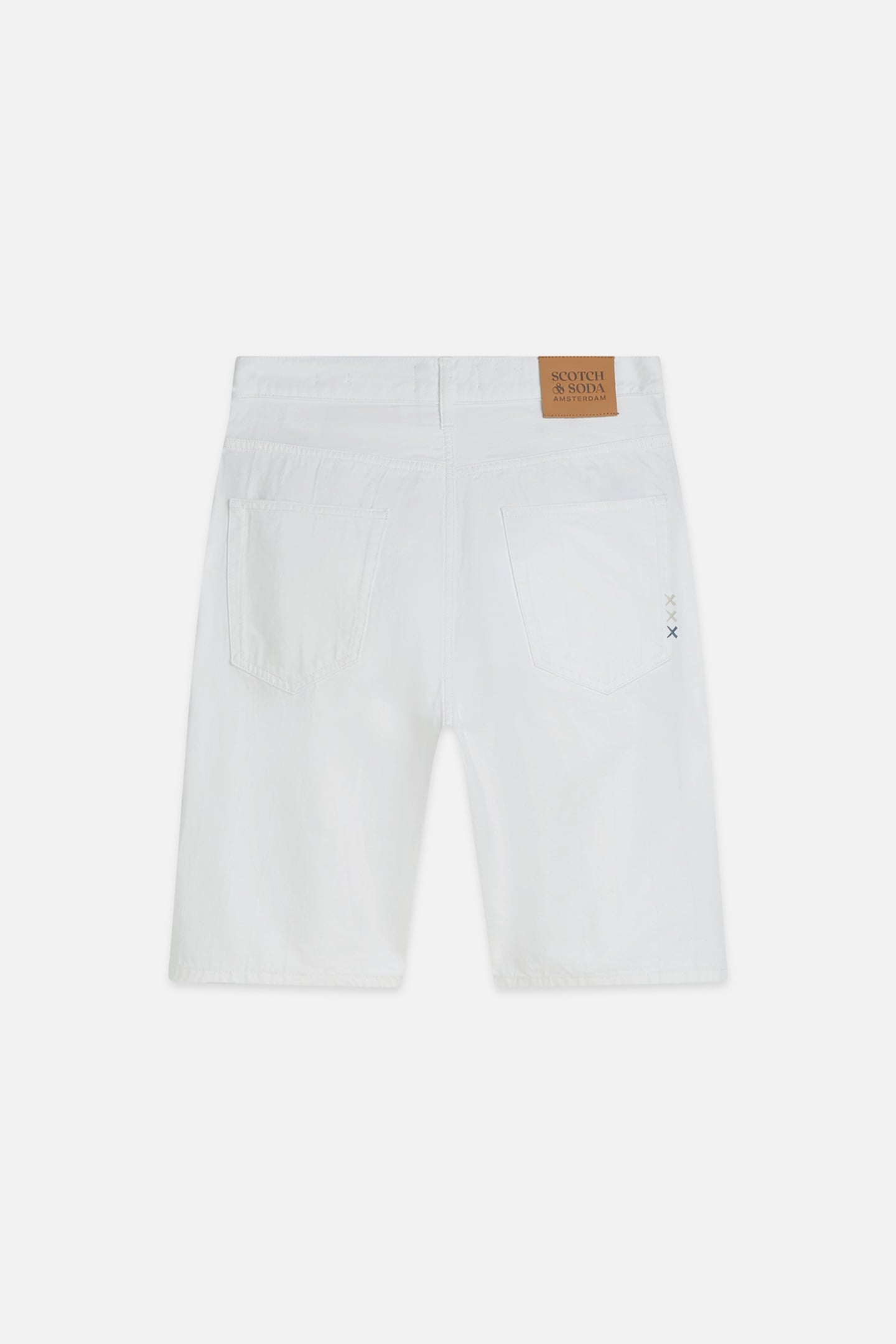 THE PITCH LOOSEFIT JEANS SHORT WHITE/PASTEL 2
