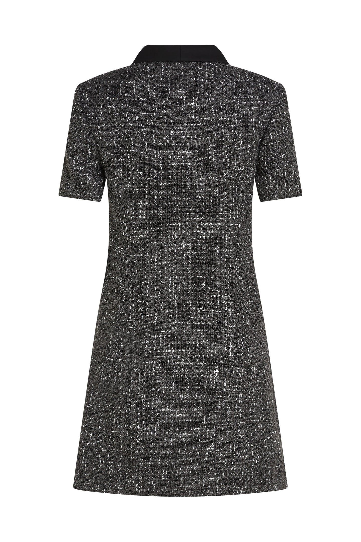 TAILORED BOUCLE BLAZER DRESS GREY BOUCLE 2