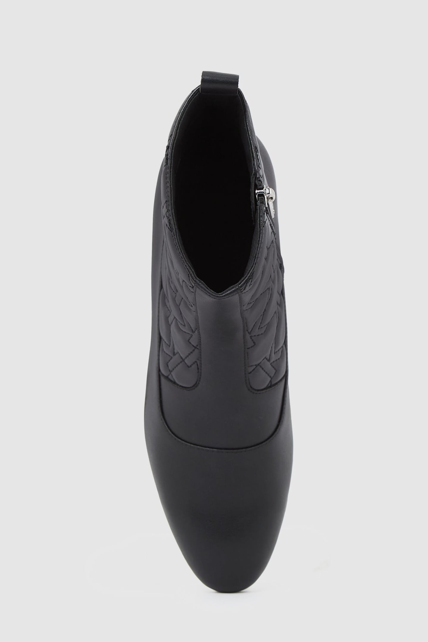 MONOGRAM ANKLE MID BOOTS BLACK 3