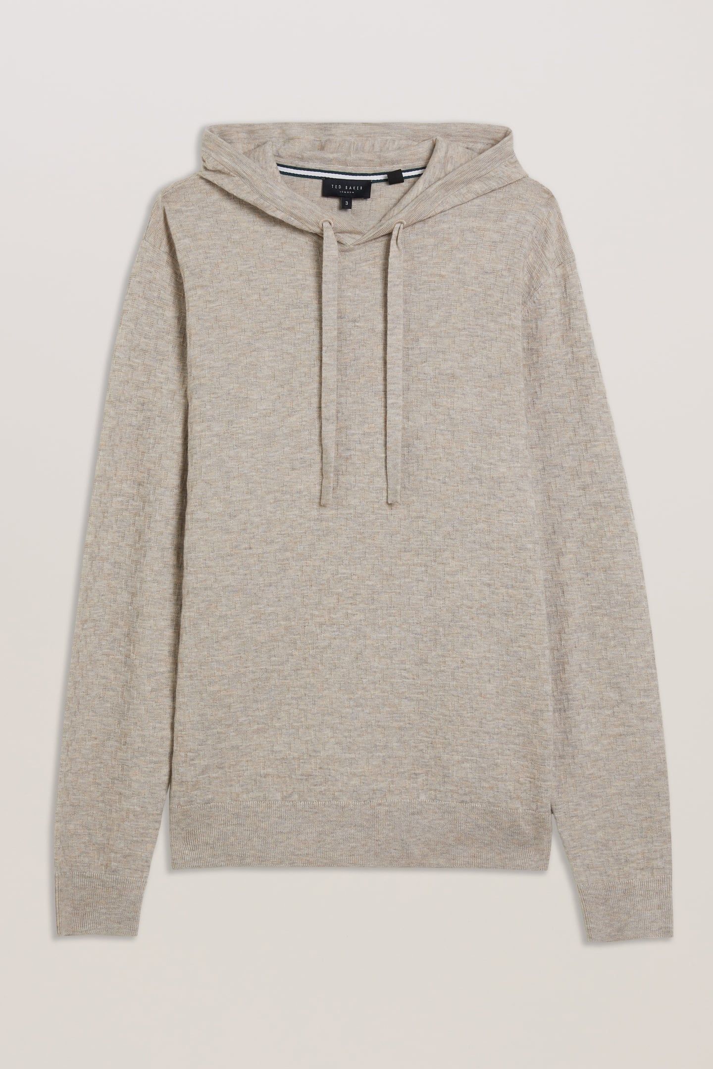 LOULAR REGULAR T STITCH HOODIE TAUPE 3