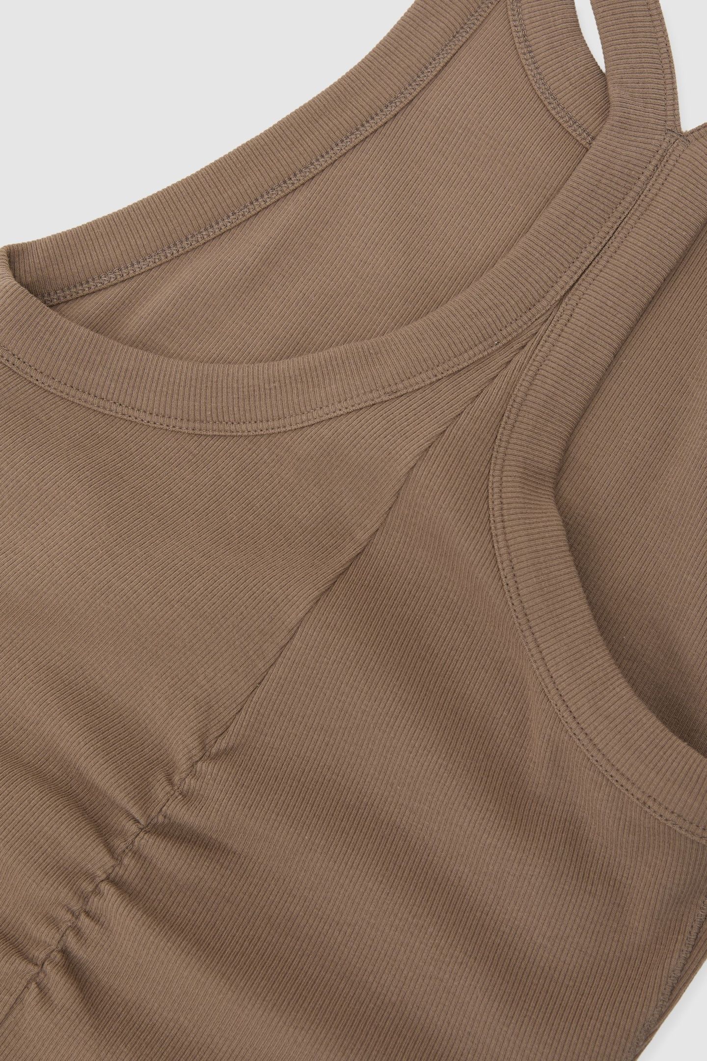 RIB RACERBACK VEST TAUPE NEUTRAL 5