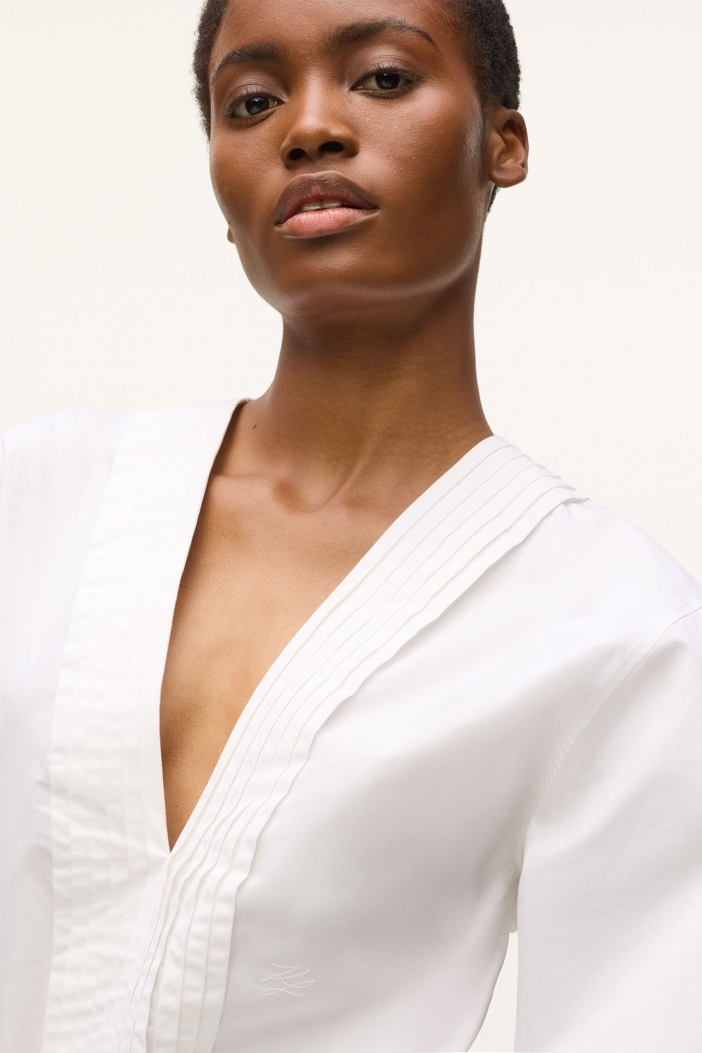 STUDIO POPLIN BLOUSE WHITE 6
