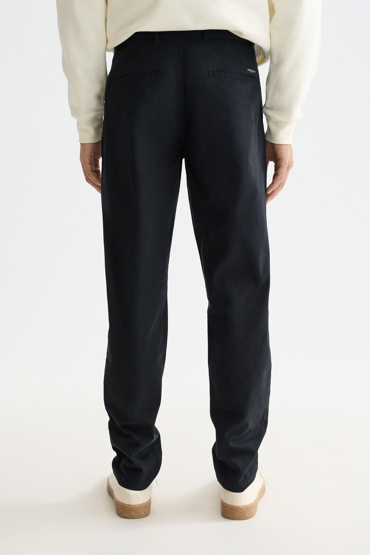 STUART COTTON-BLEND TWILL CHINO BLACK 2