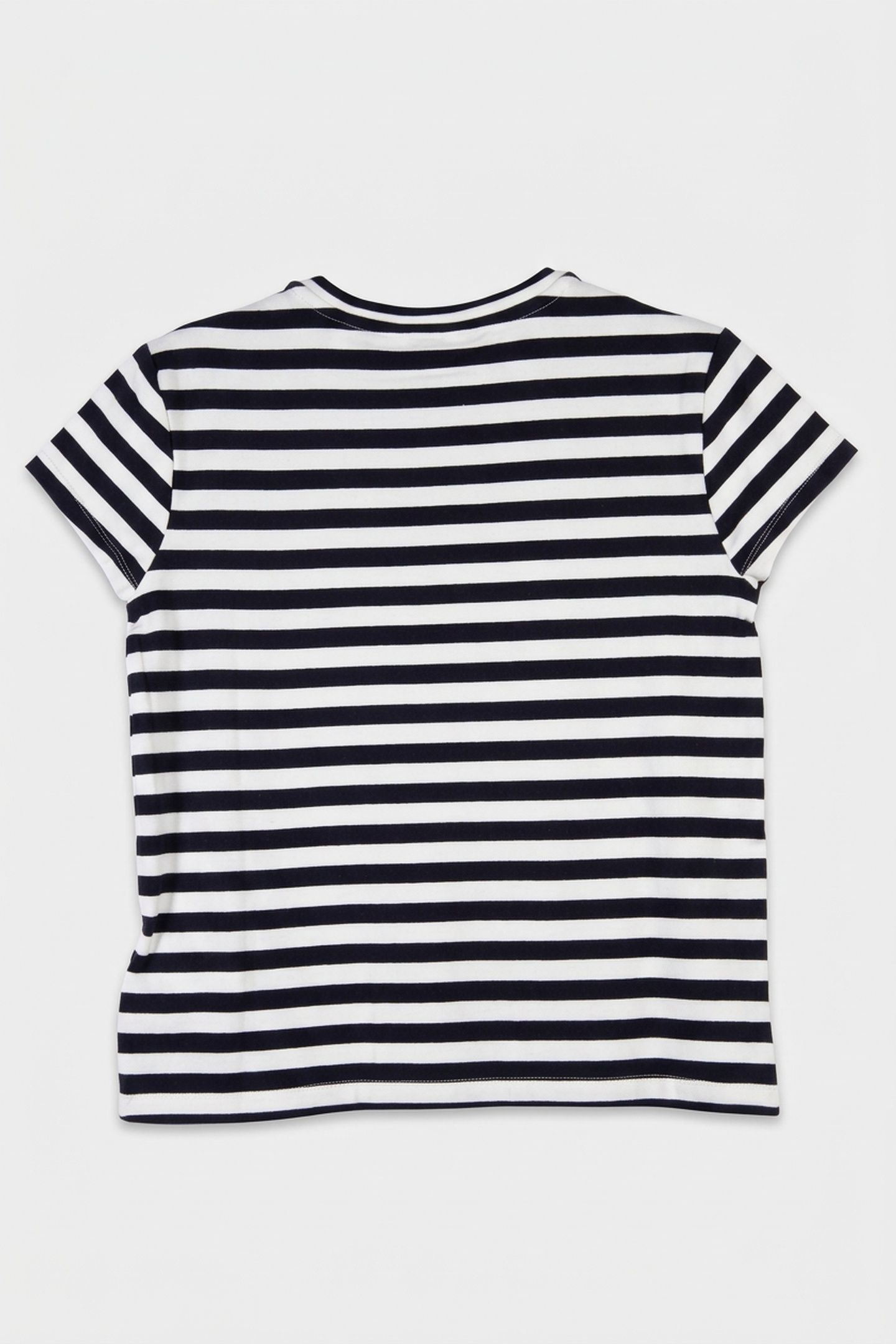 TEEN GIRLS STRIPE CAP SLEEVE T-SHIRT EVENING BLUE 4