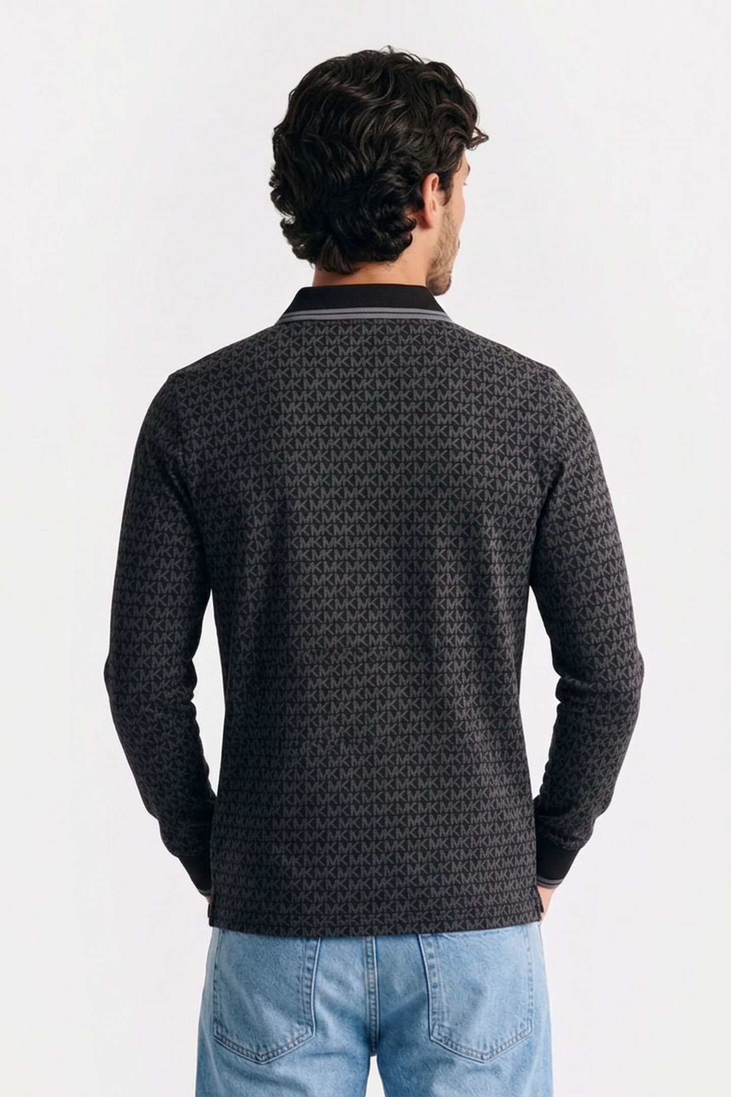 LS MK SIGNATURE POLO BLACK 2