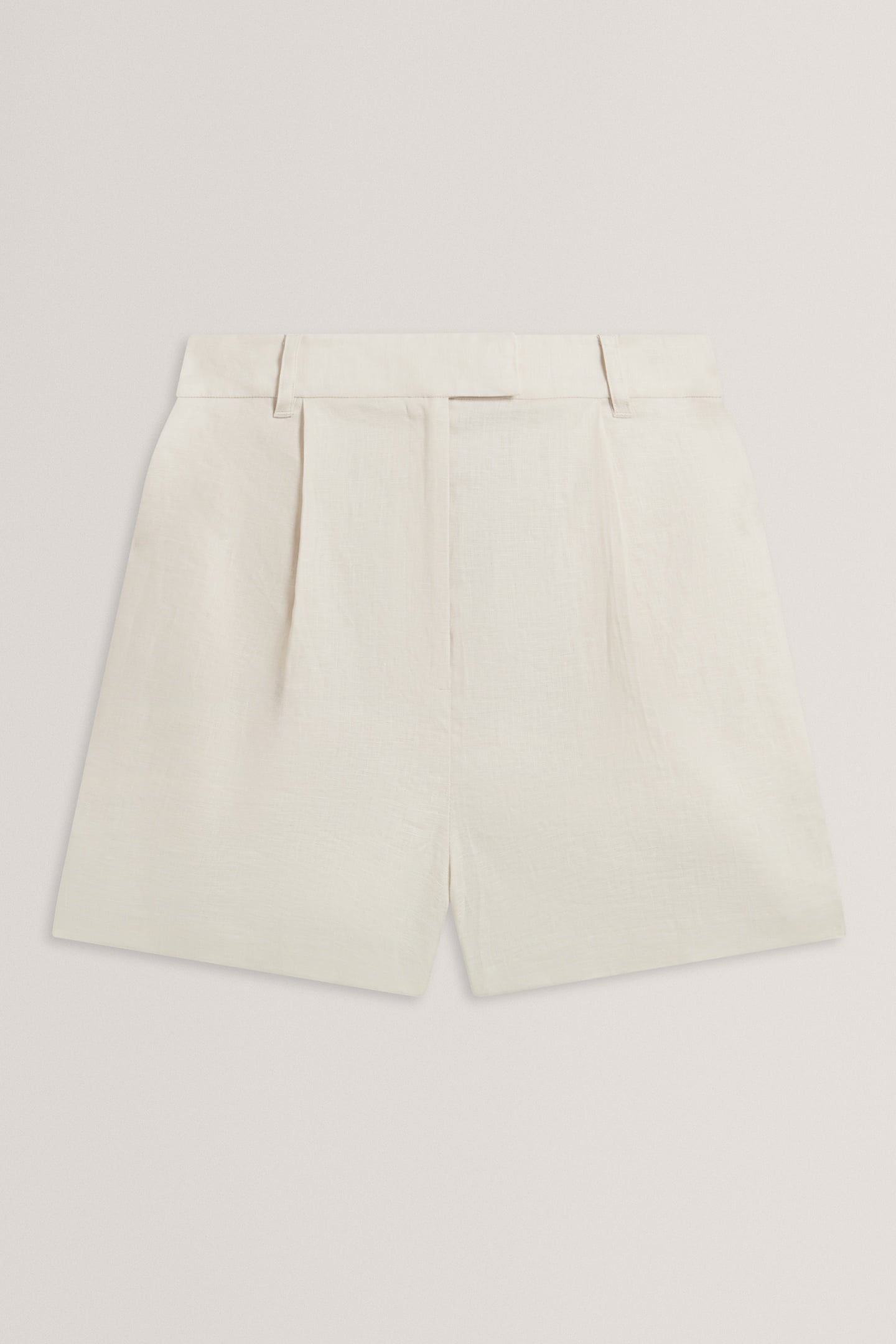 TAILORED LINEN SHORT NATURAL 3
