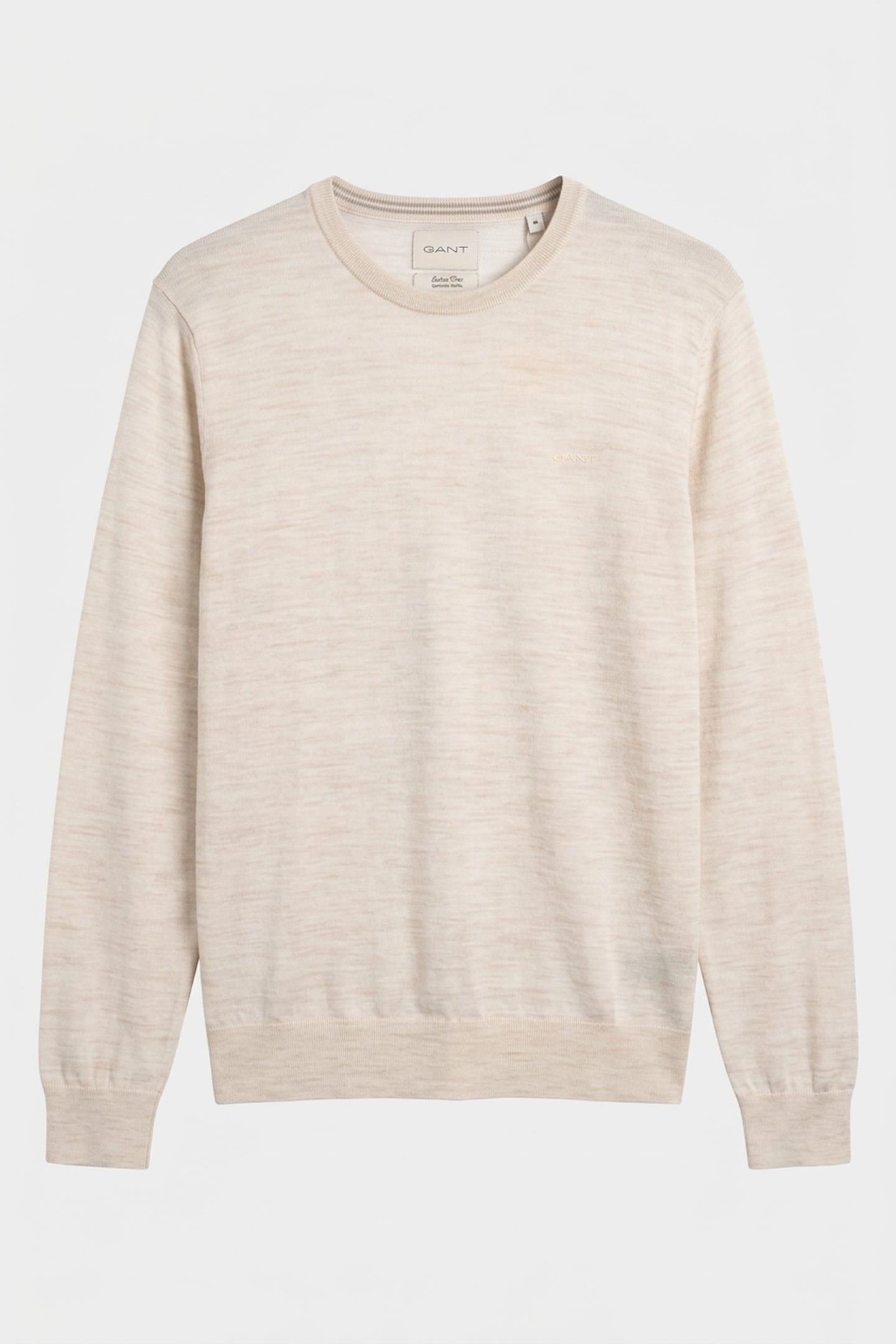 EXTRAFINE MERINO WOOL C-NECK SEED MELANGE 4