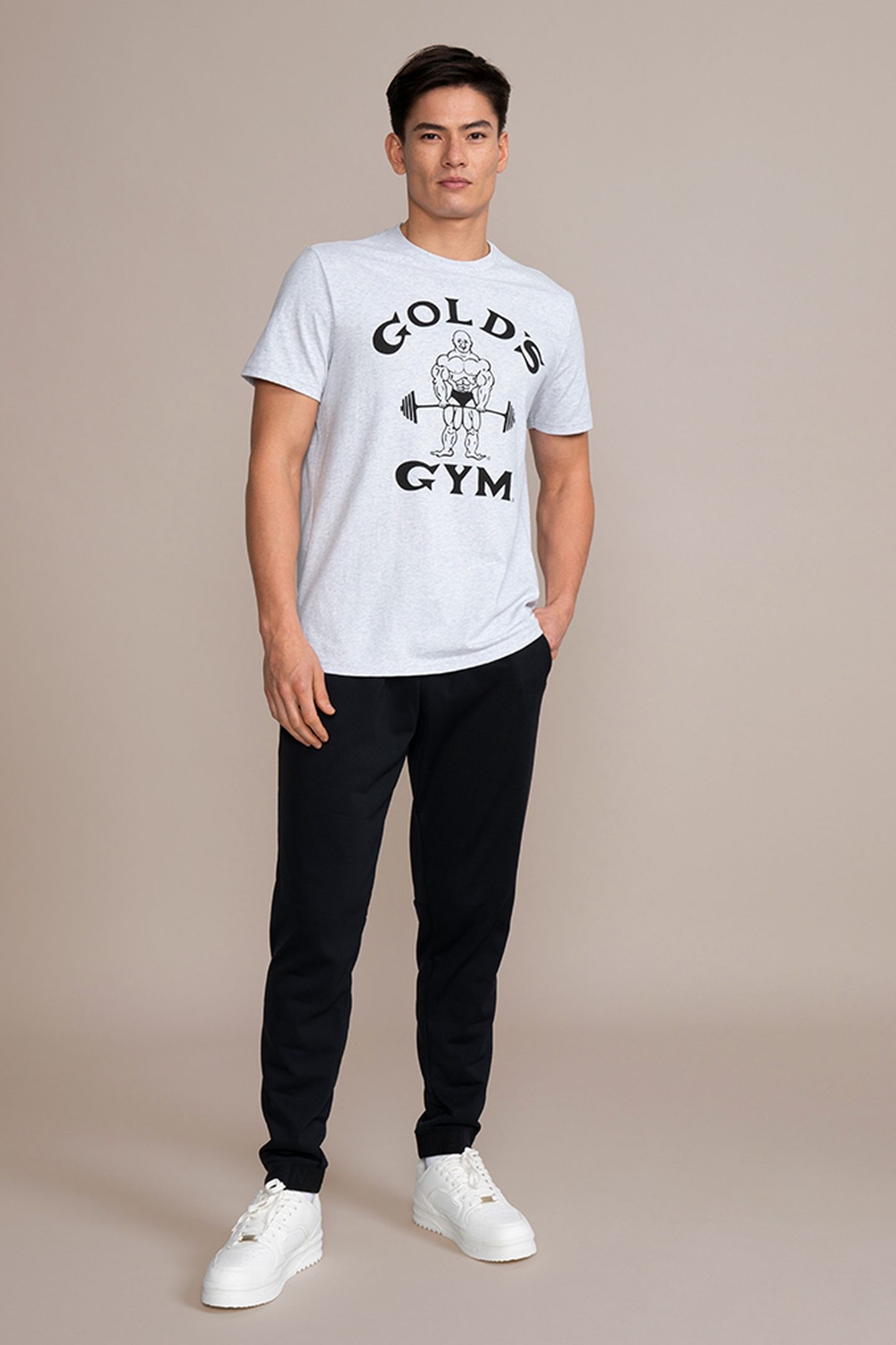 CLASSIC JOE CREW NECK TEE GREY 2