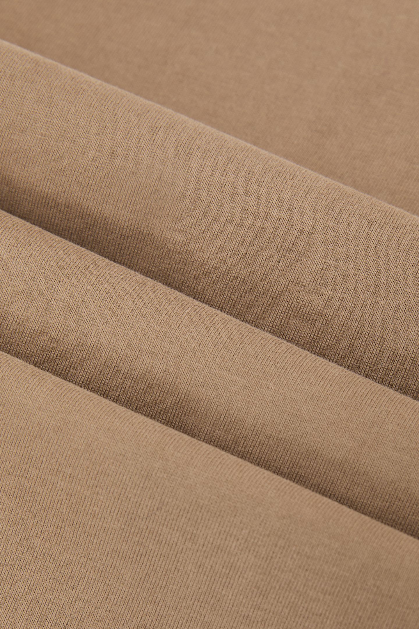 COTTON CREW TEE TAUPE NEUTRAL 7