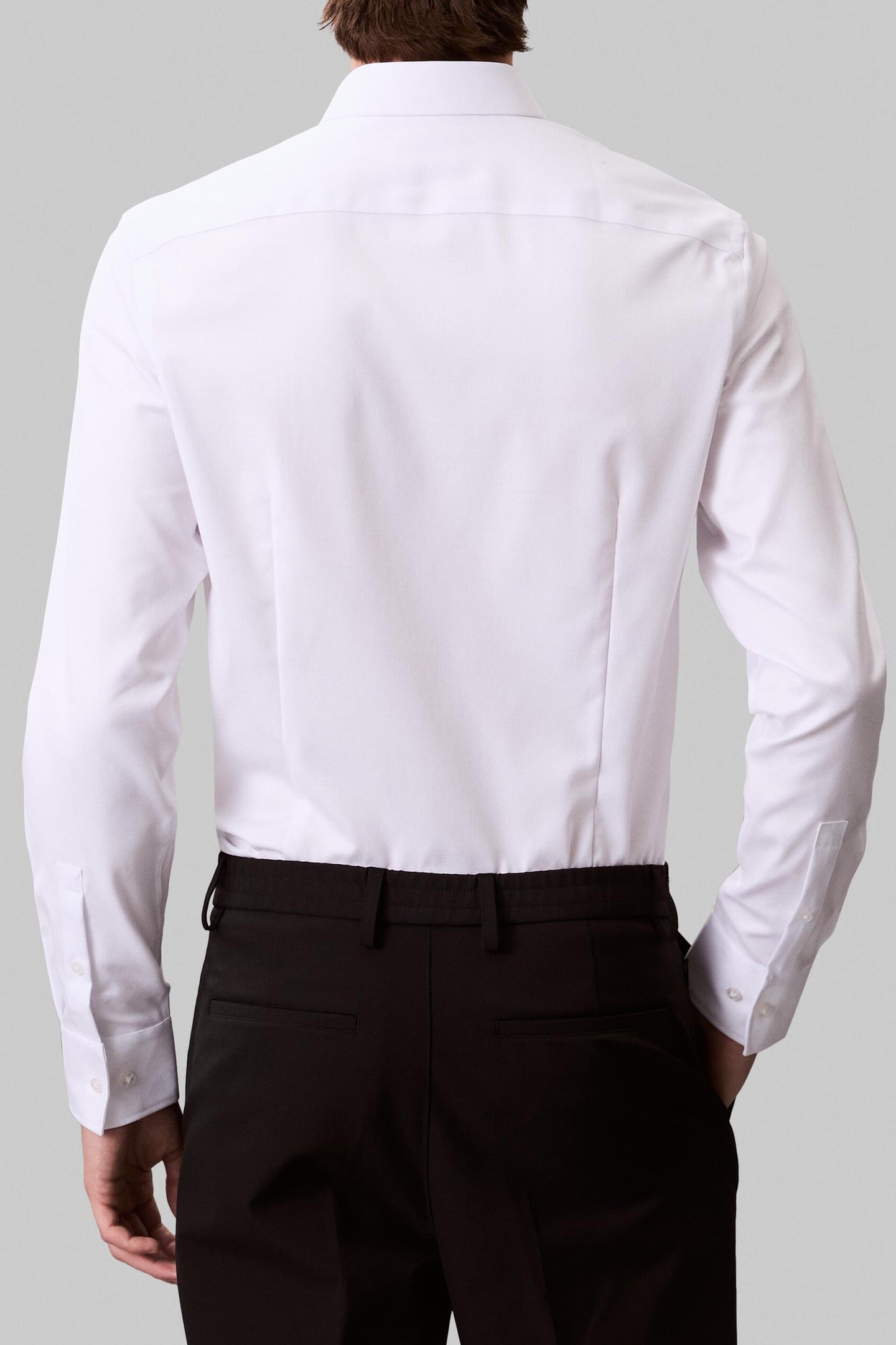 SLIM REF COTTON SHIRT WHITE 2