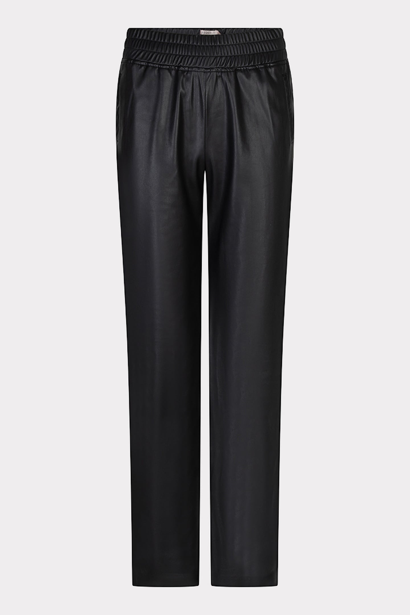 TROUSERS JOGGER VEGAN LEATHER BLACK 4