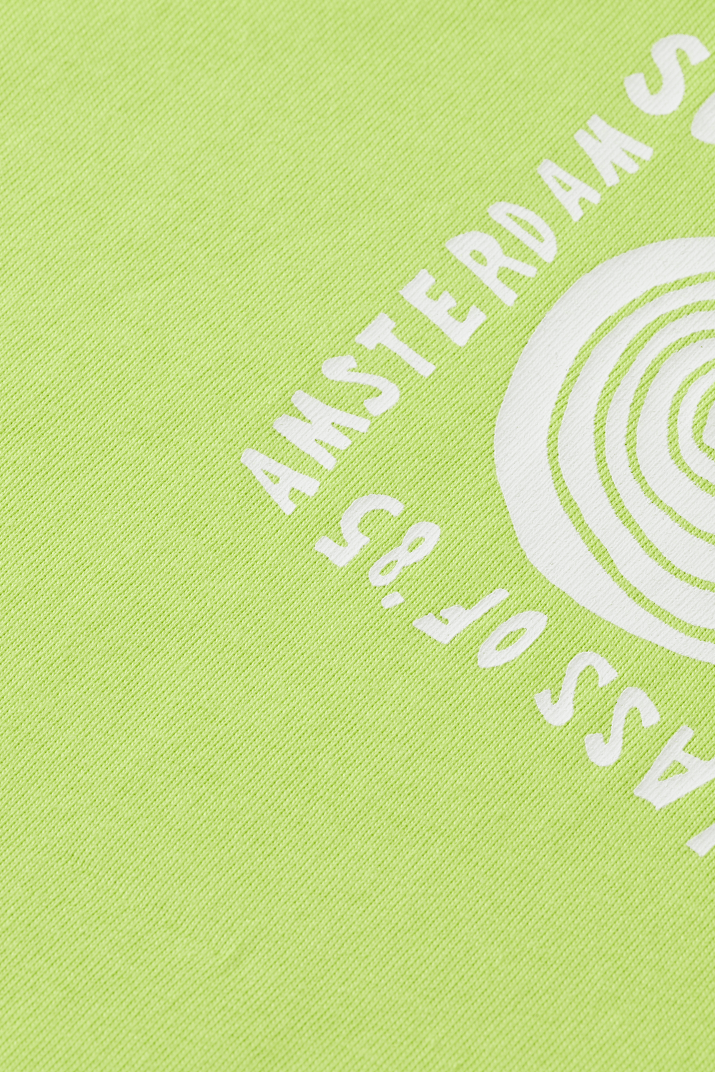 REGULAR FIT T-SHIRT WITH CHEST ARTWORK GREEN GLOW 7
