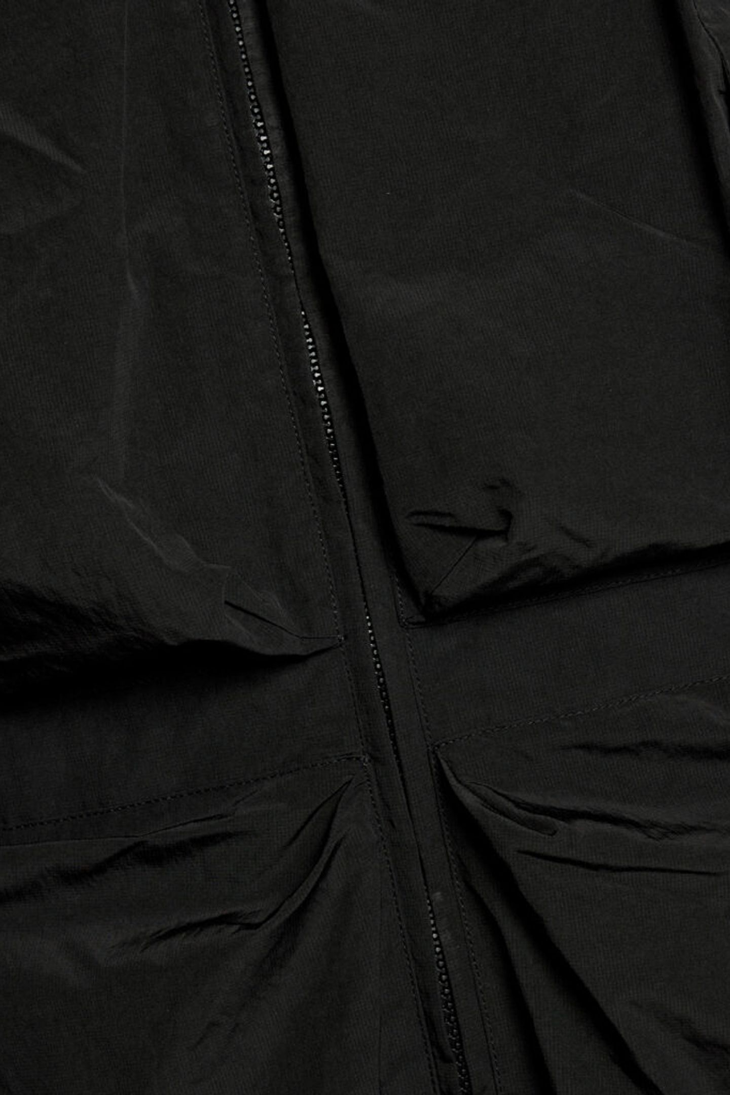 LIGHTWEIGHT RIPSTOP WINDCHEATER JET BLACK 6