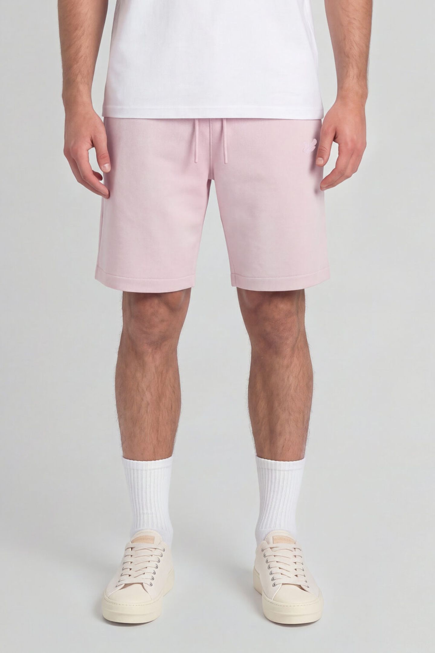 SUPERFINE SWEATSHORT LIGHT PINK 1