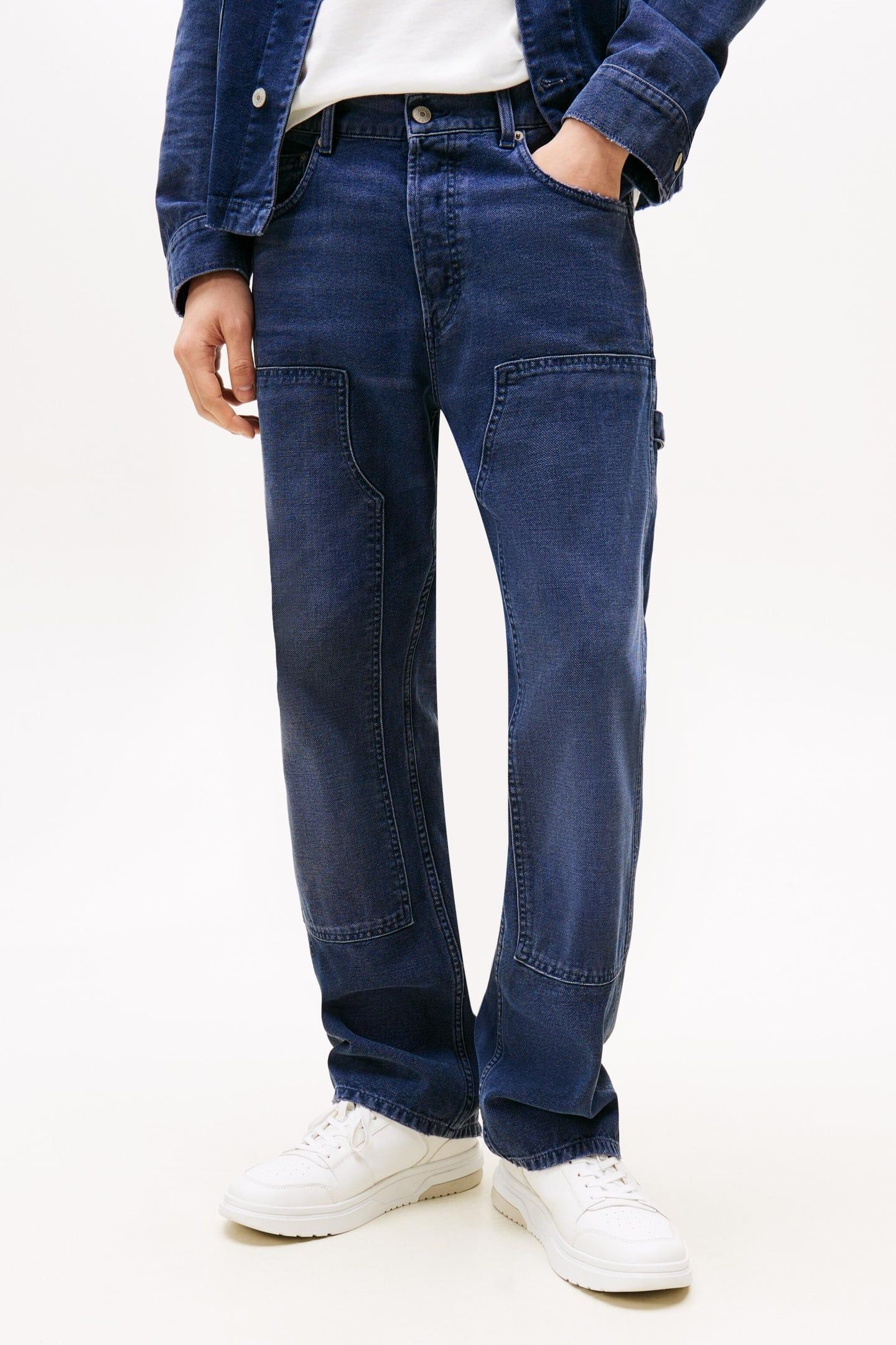 OTIS REGULAR STRAIGHT CARGO DENIM DARK 1
