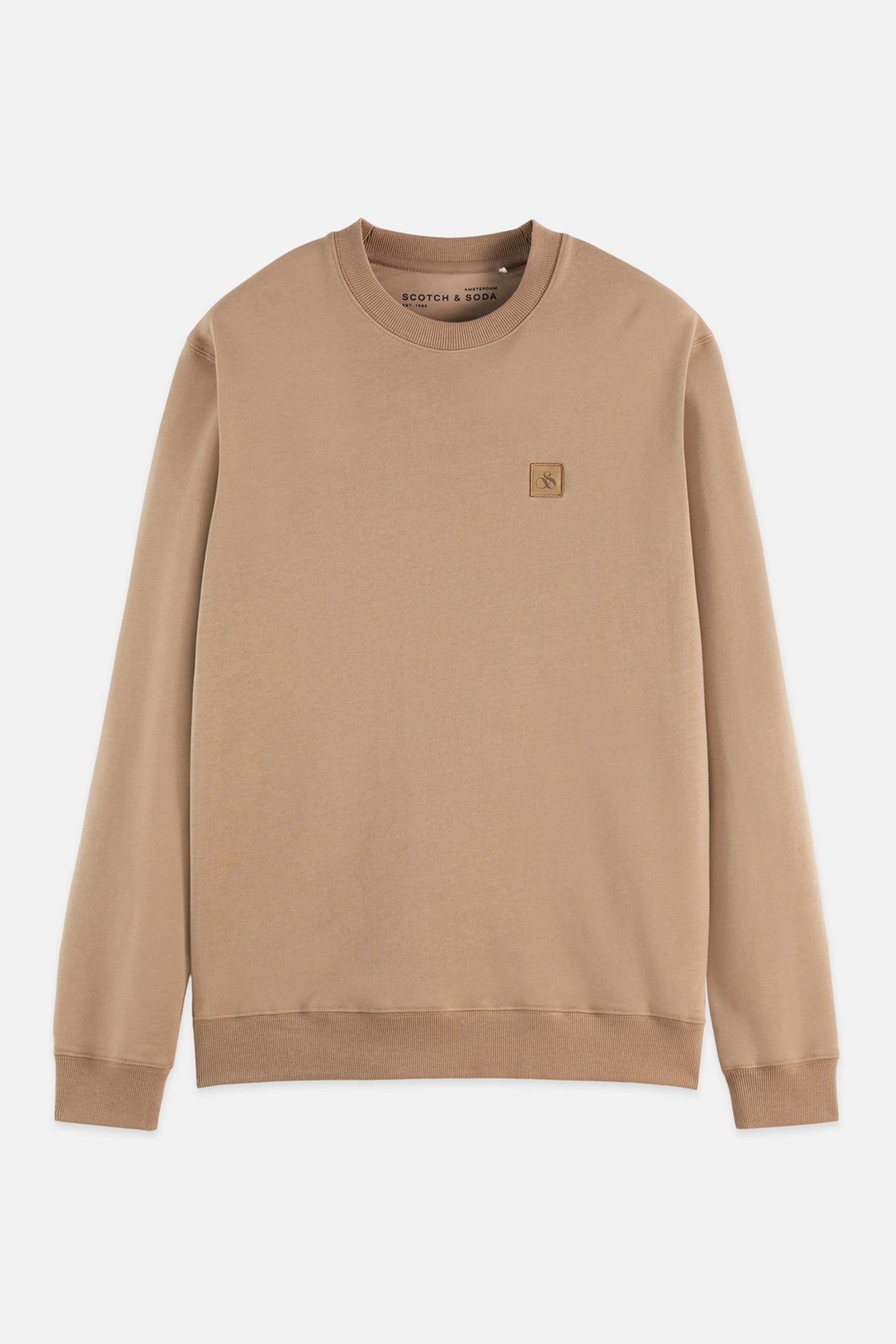 SEASONAL CORE LOGO BADGE REGULAR-FIT SWEATSHIRT LT PASTEL BR 1