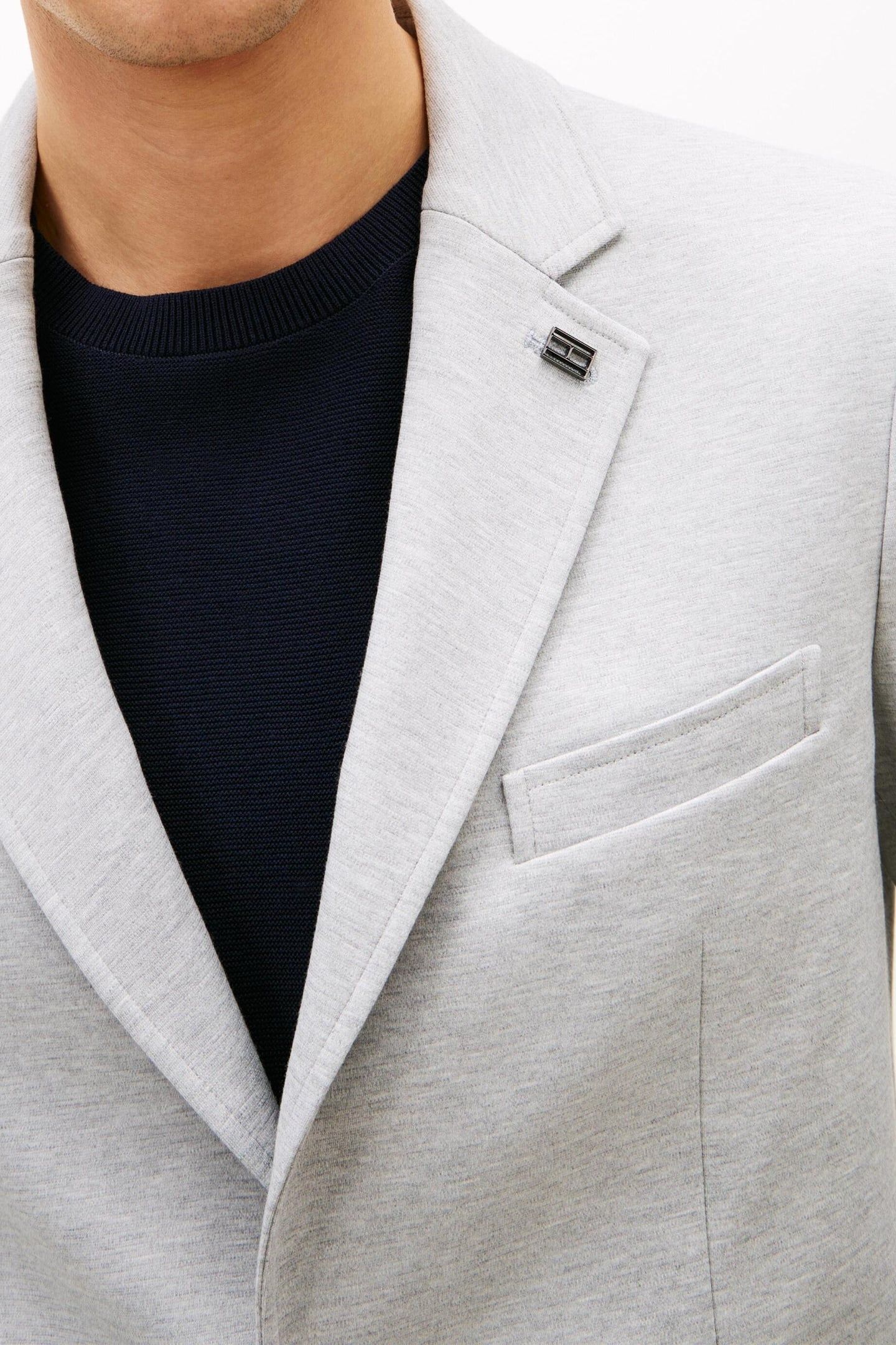 DC PUNTO MILANO BLAZER LIGHT GREY HEATHER 4