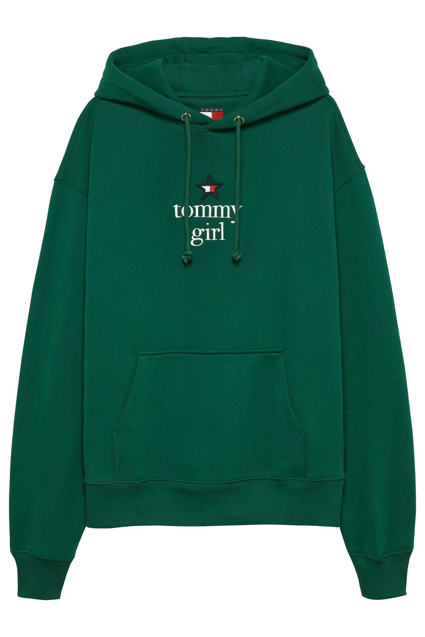 UNISEX TG STAR GRAPHIC HOODIE ORNAMENTAL GREEN 1