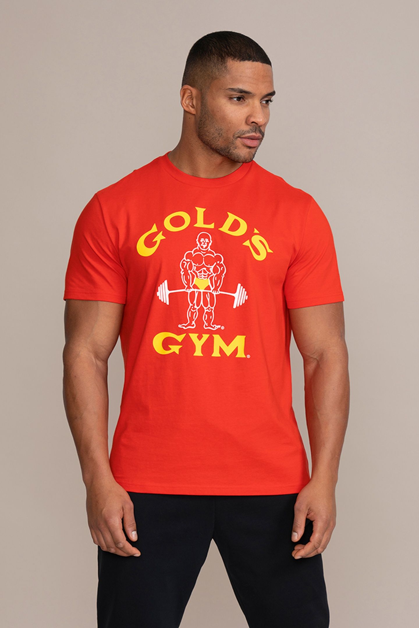 CLASSIC JOE CREW NECK TEE RED 2