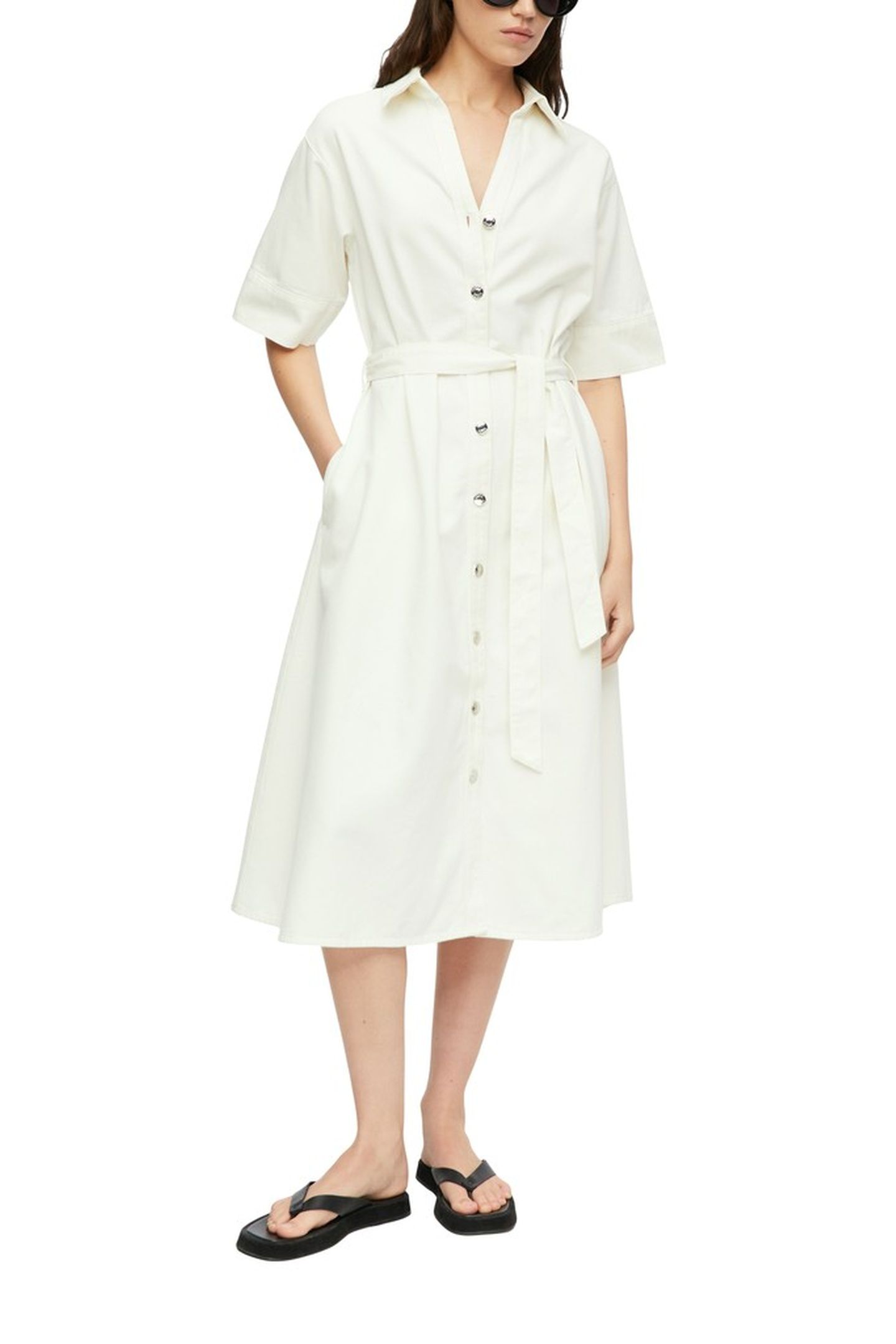 COMMA DRESSES WHITE 3